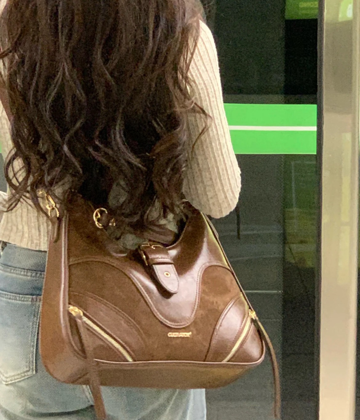 custom review-CULTIVATOR PU (полиуретан) Одно плечо Через плечо Средний Женский Светло-коричневый Шоколад