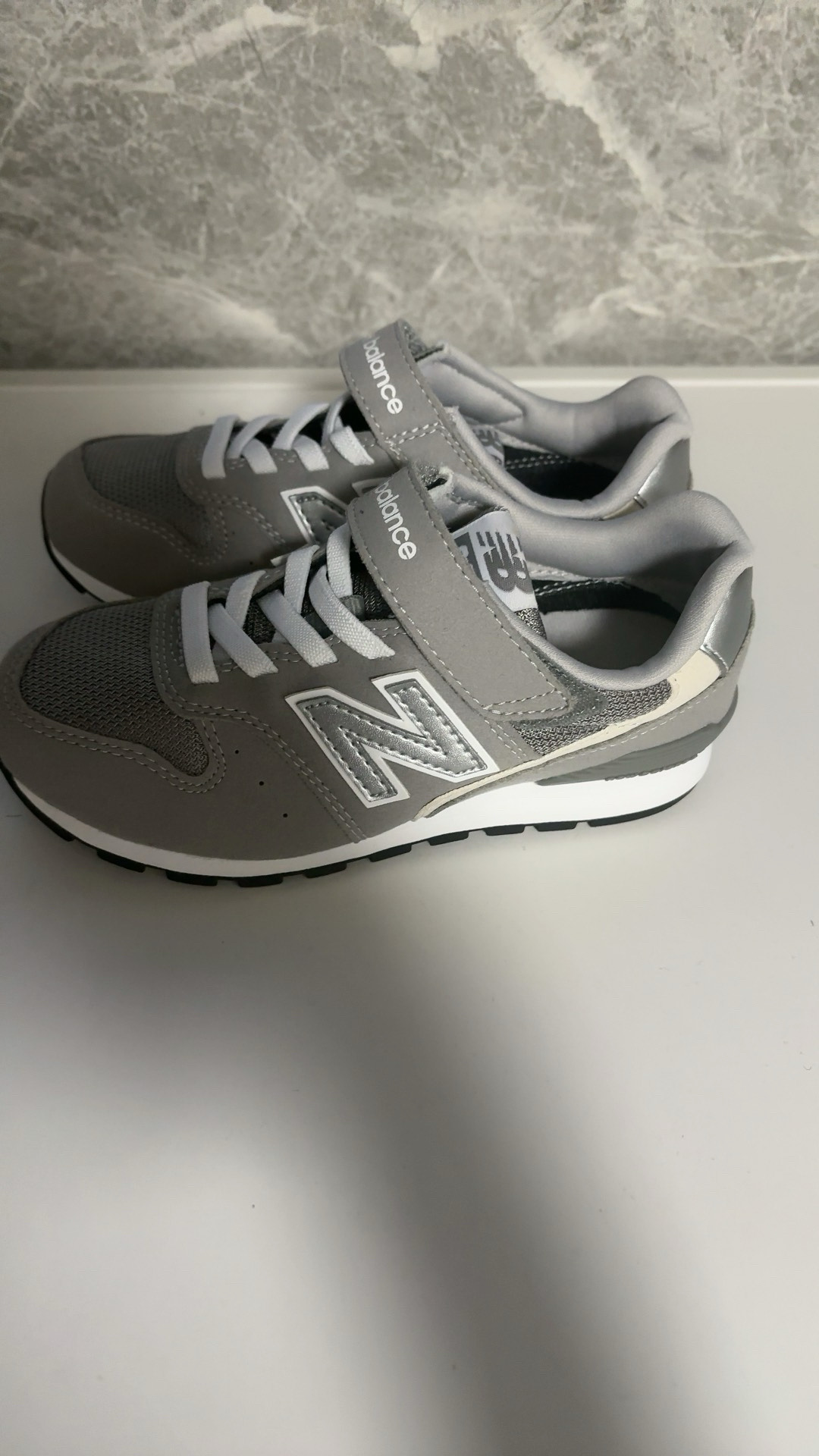 custom review-New Balance NB 996 Амортизация Устойчивость к истиранию Дышащие Низкие Кроссовки для бега Классические серые Детские