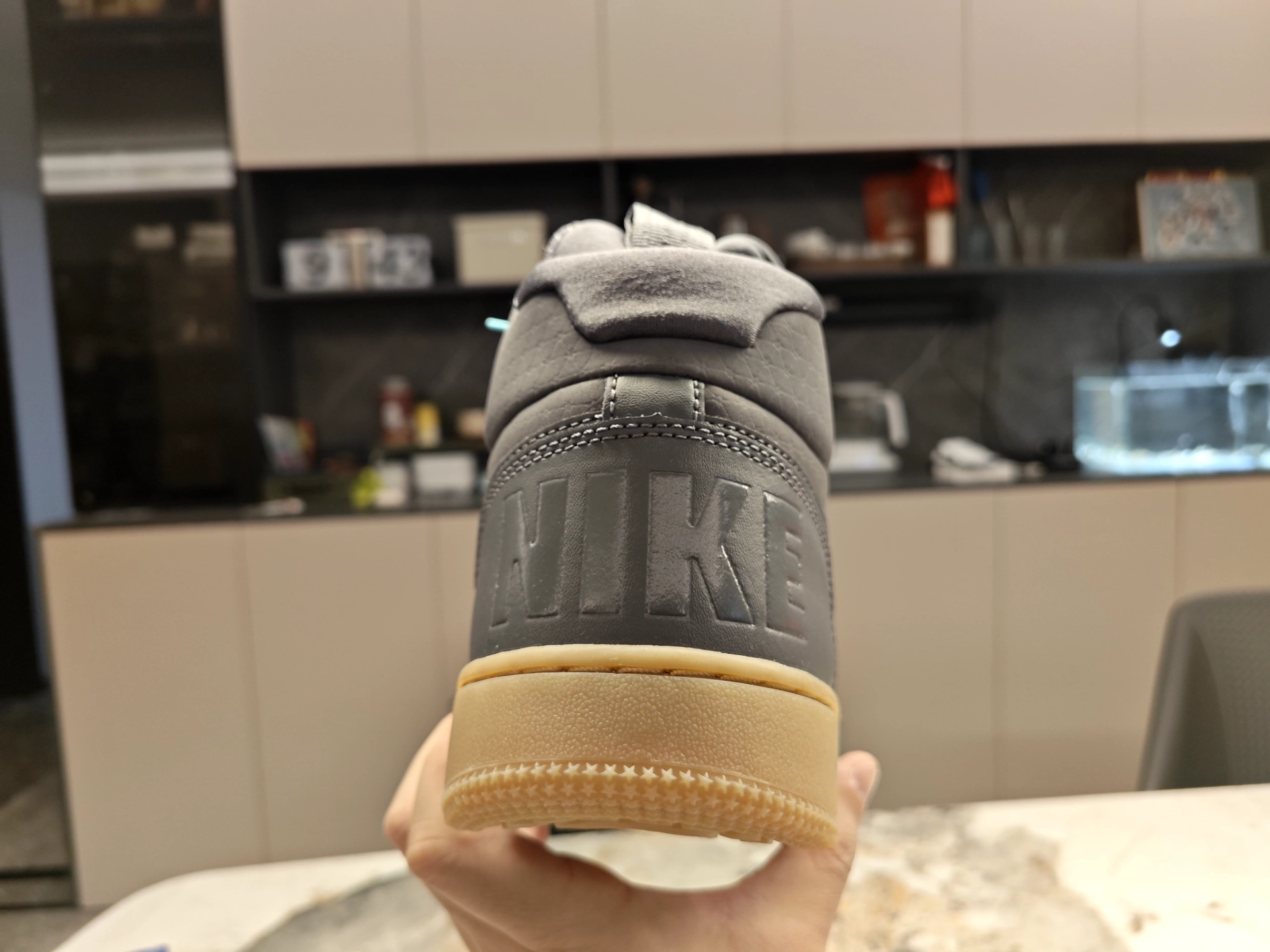 custom review-Nike Court Borough MID Противоскользящие Амортизирующие Устойчивые к износу MID Топ Скейтборд Кроссовки Мужские Серые