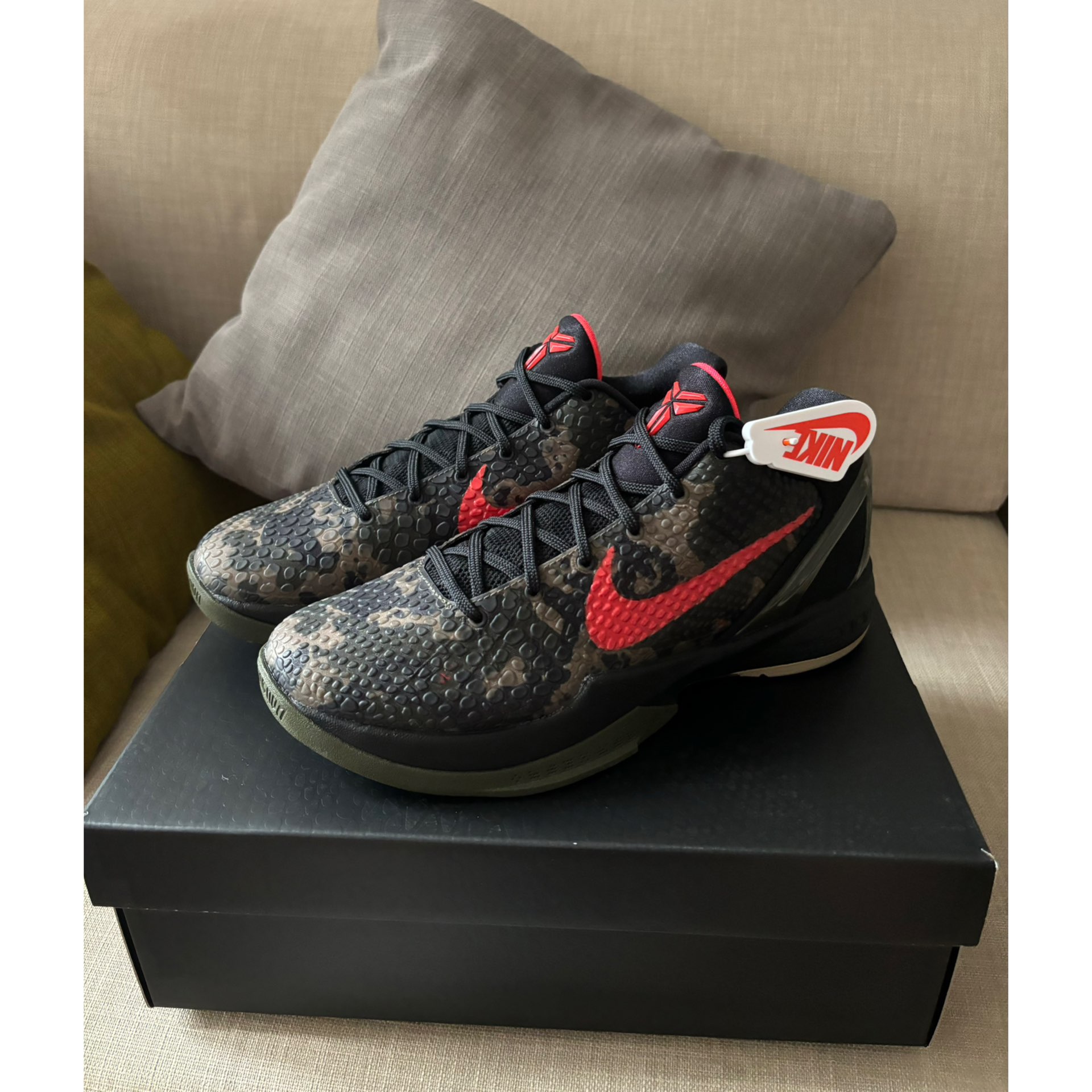 就是要复刻元年配色才有那味道#科比6意大利迷彩  nike zoom kobe 6