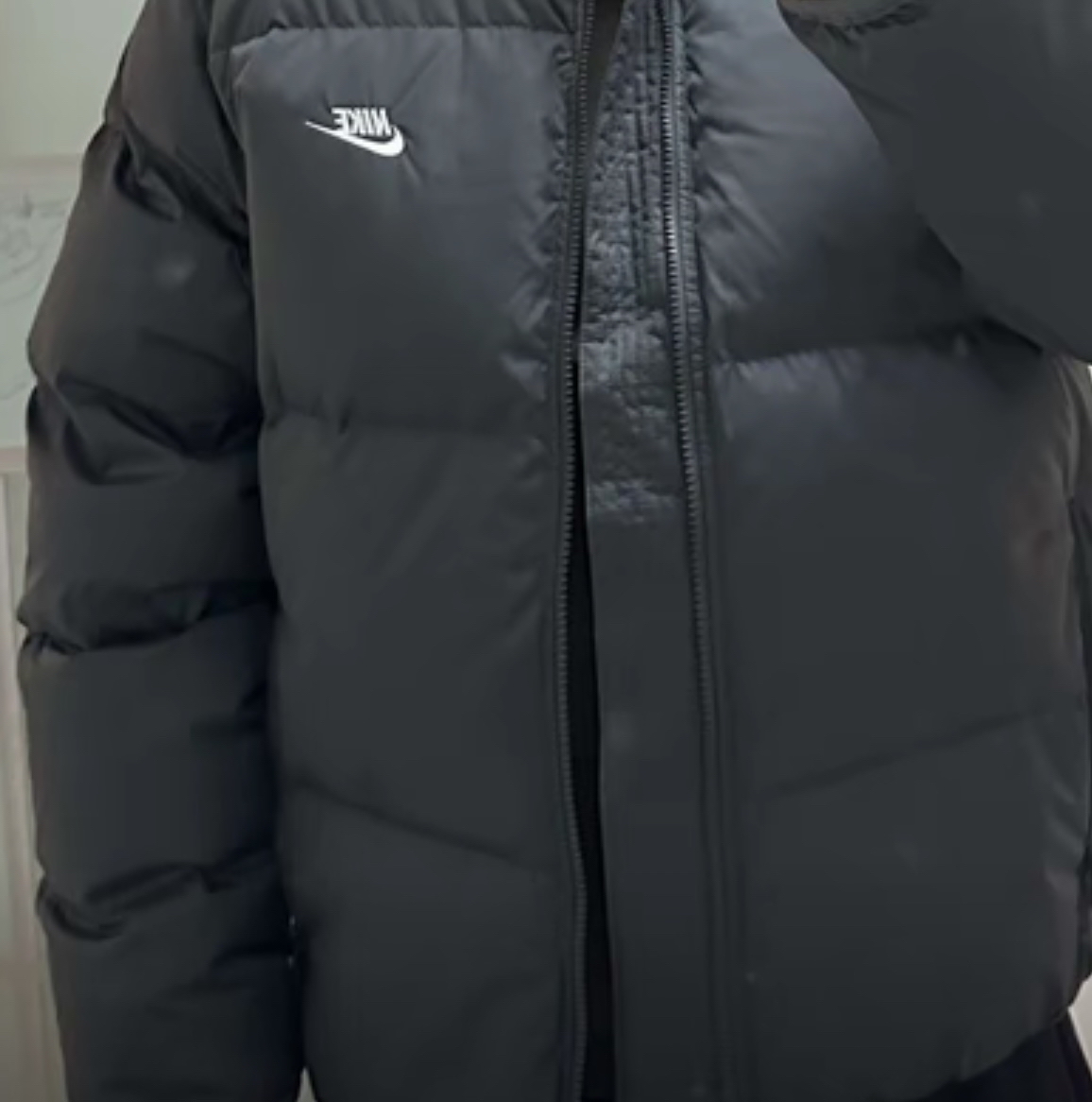 custom review-nike ClubTherma Thermal Down Jacket Men Iron Gray White nike ClubTherma Терапия Пуховик Мужской Железо Серый Белый