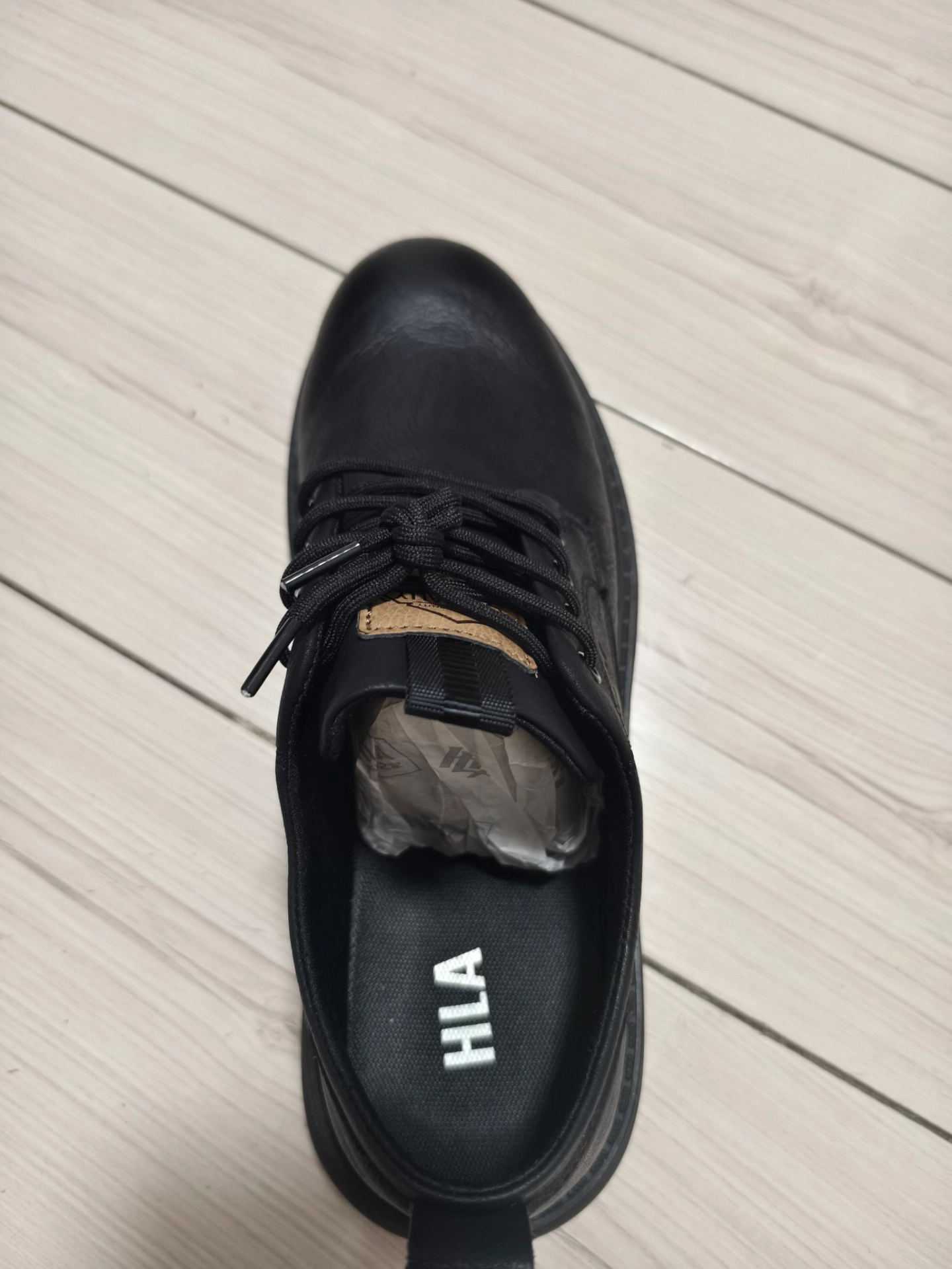 custom review-HLA Повседневные кожаные туфли с низким верхом Мужские