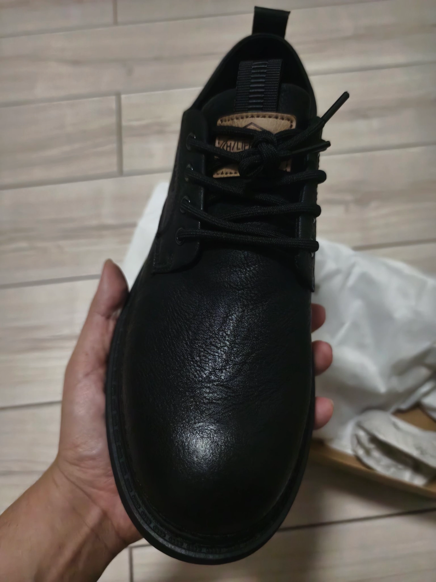 custom review-HLA Повседневные кожаные туфли с низким верхом Мужские