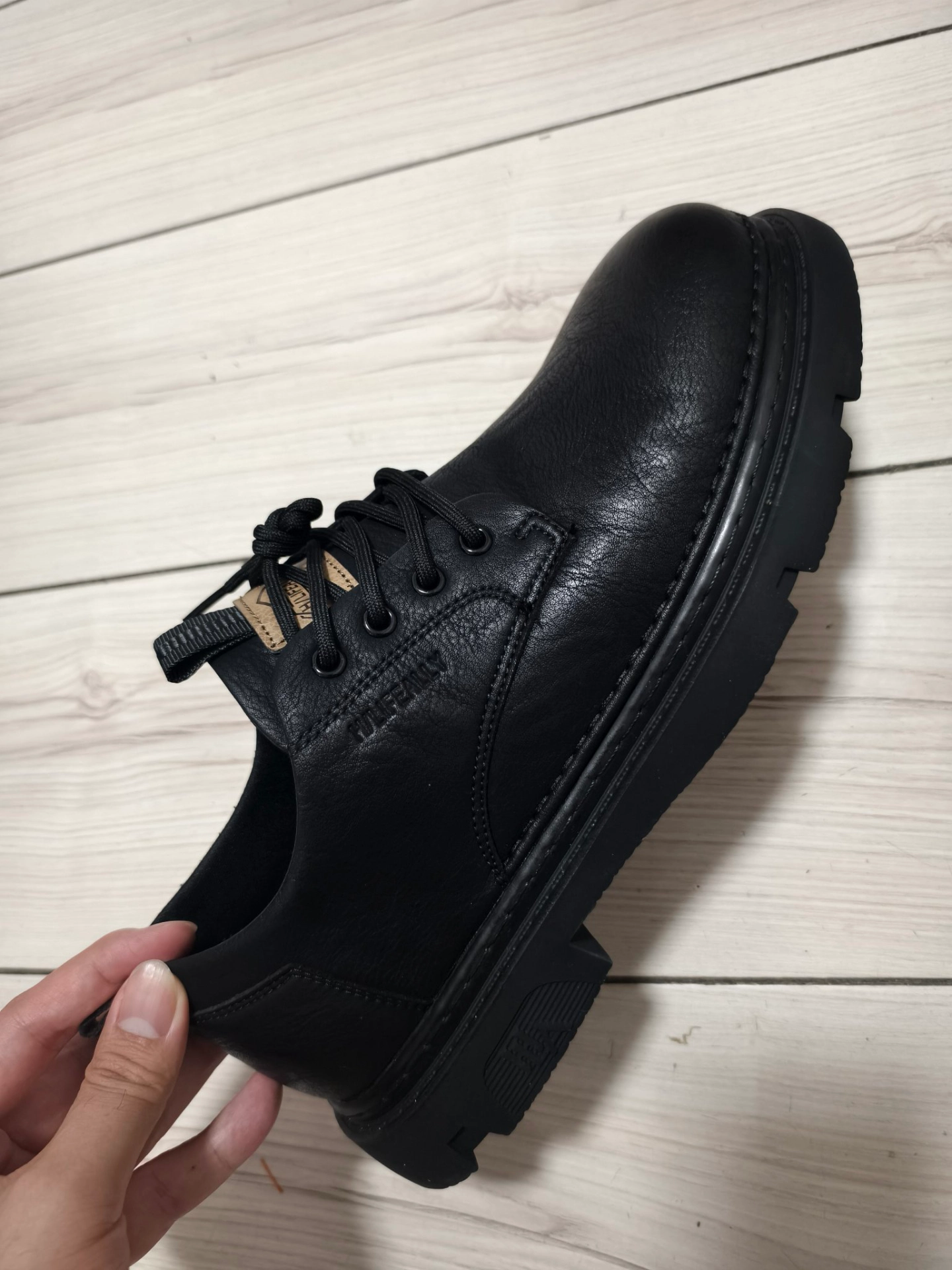 custom review-HLA Повседневные кожаные туфли с низким верхом Мужские