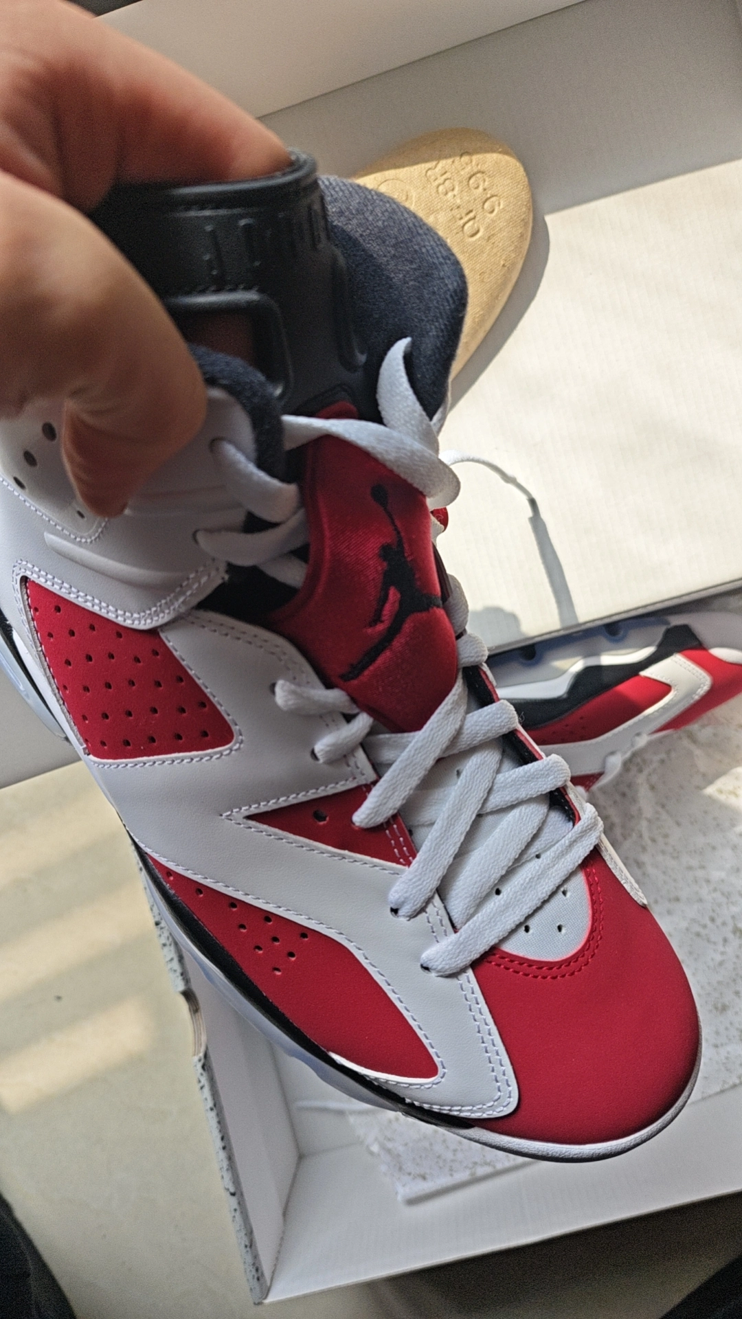 custom review-JORDAN 6 Retro Carmine 2021