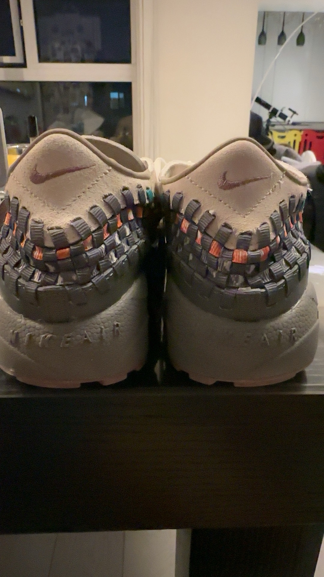 custom review-Nike Air Footscape Low Топ Повседневная обувь Унисекс Бежево-серый