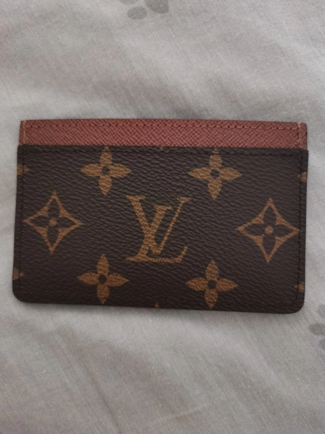 custom review-LOUIS VUITTON Холст Картхолдер Стандартный Женский Коричневый