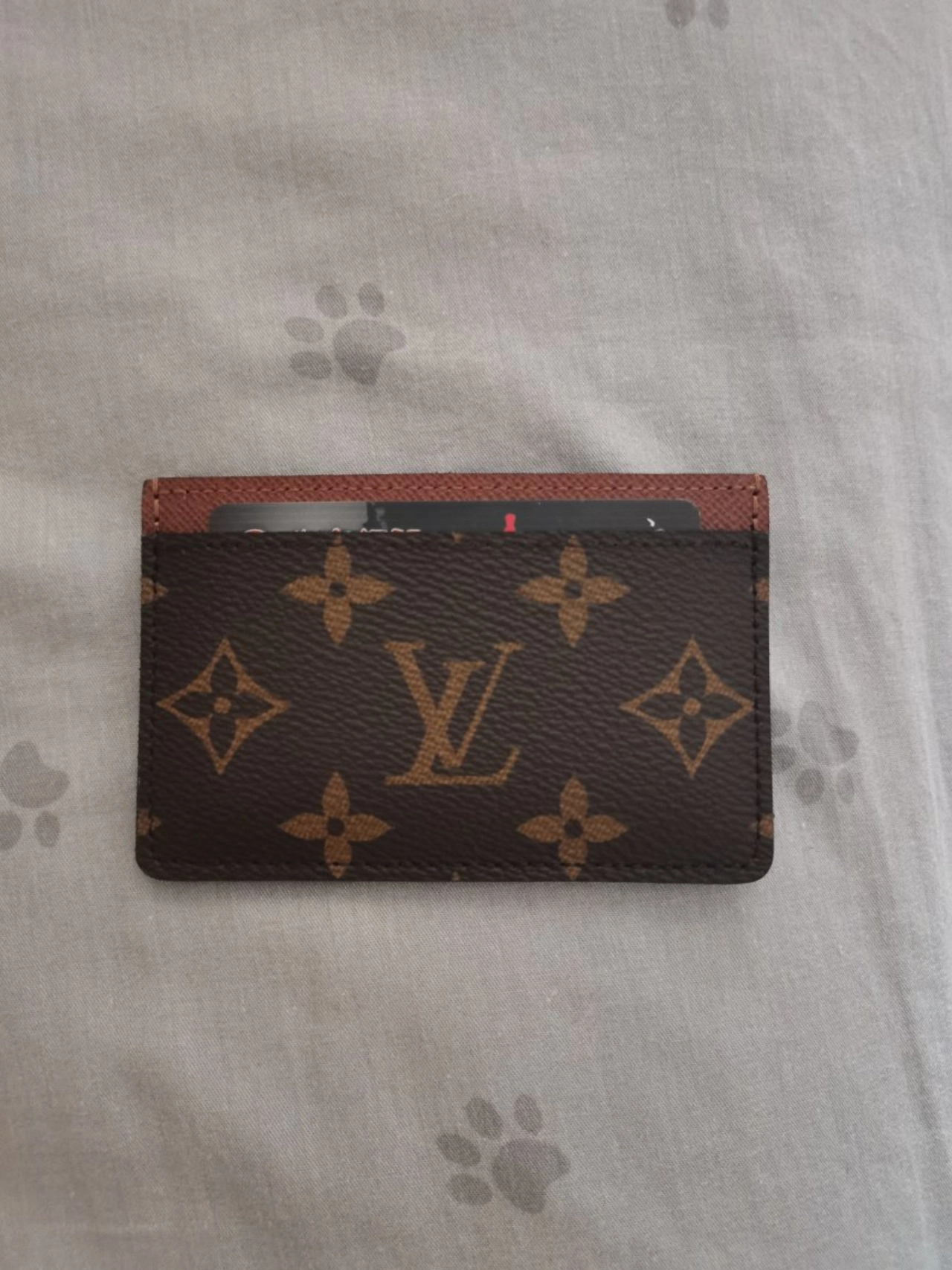 custom review-LOUIS VUITTON Холст Картхолдер Стандартный Женский Коричневый