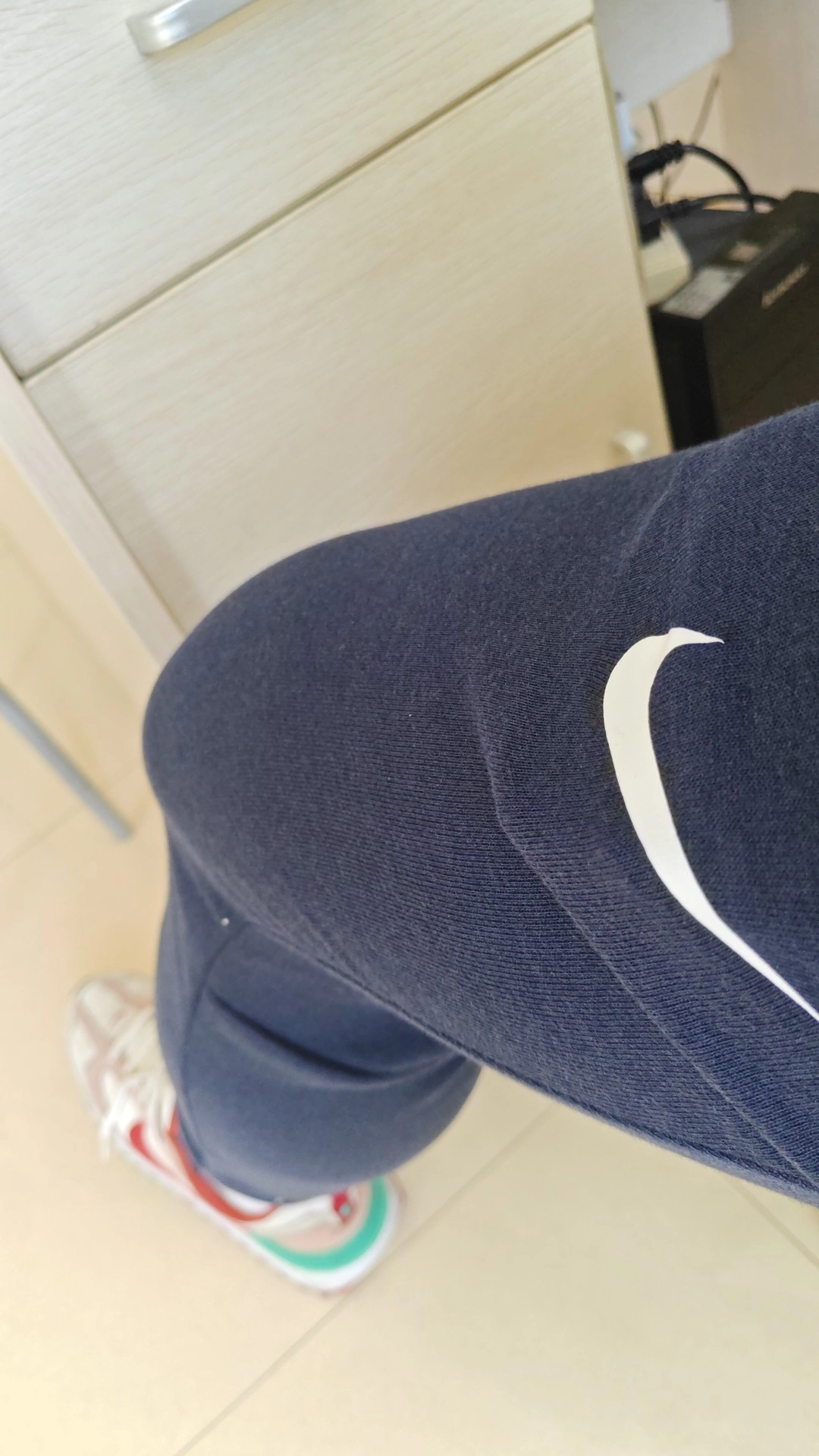 custom review-Nike Вязаные тренировочные брюки мужские темно-синие