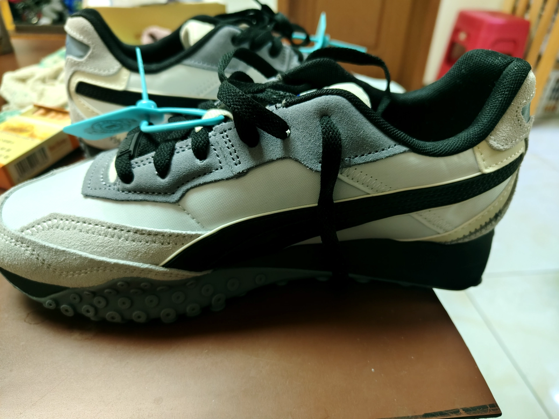 custom review-PUMA Blktop Rider Устойчивый к истиранию Низкий топ Повседневная городская обувь для коммутирования и бега Унисекс Белый Серый Черный