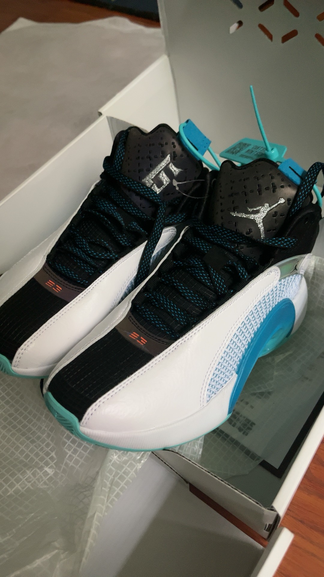 custom review-Jordan Air Джордан 35 Баскетбольные кроссовки MID Топ Унисекс