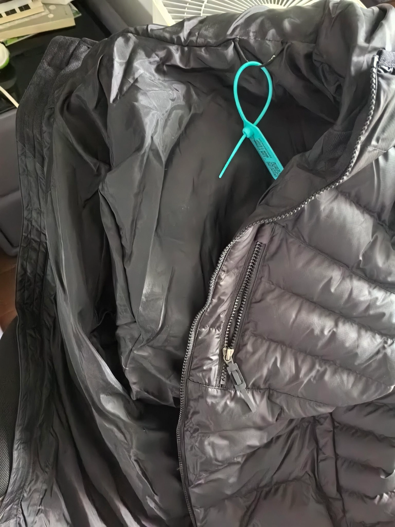 custom review-REEBOK Хлопковый пуховик Мужской Черный