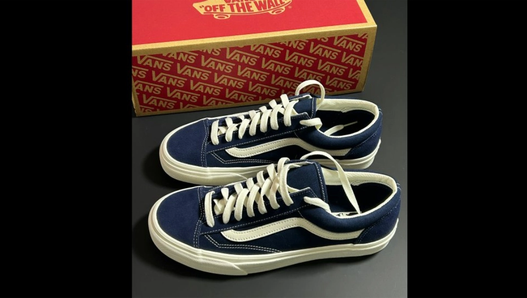 custom review-Vans Style 36 Suede Low Top Скейтборд Кроссовки Unisex Синий Белый