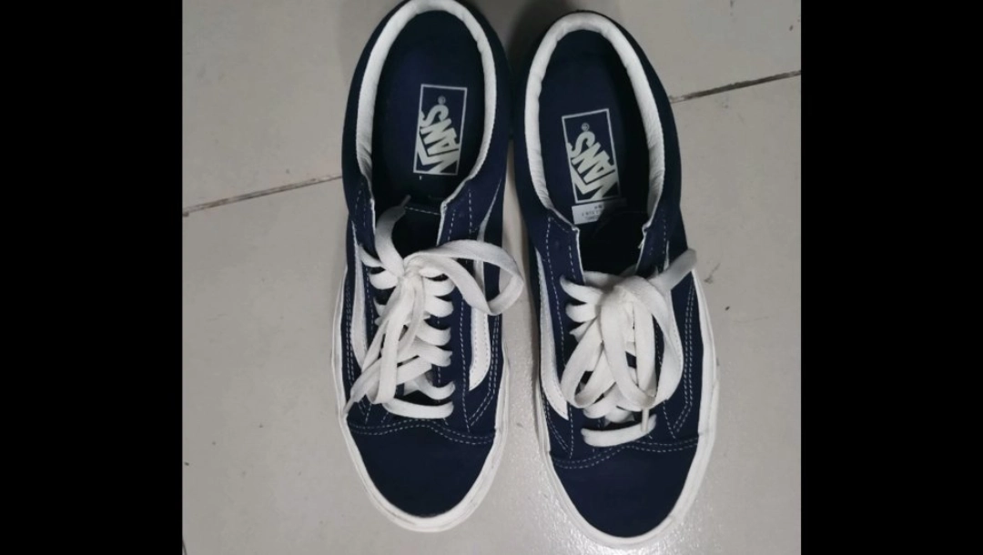 custom review-Vans Style 36 Suede Low Top Скейтборд Кроссовки Unisex Синий Белый