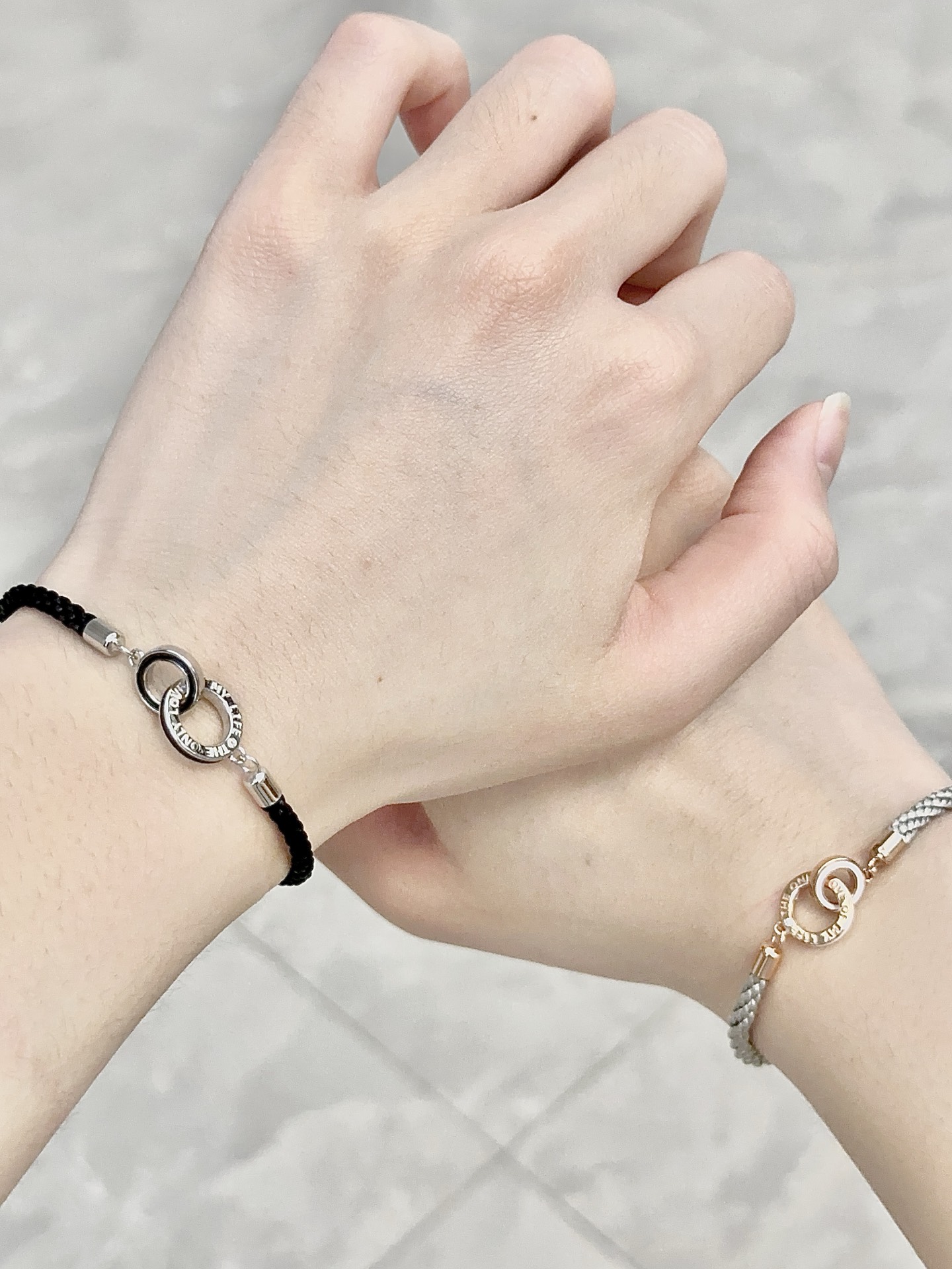 环环相扣的情侣手绳好浪漫呀!