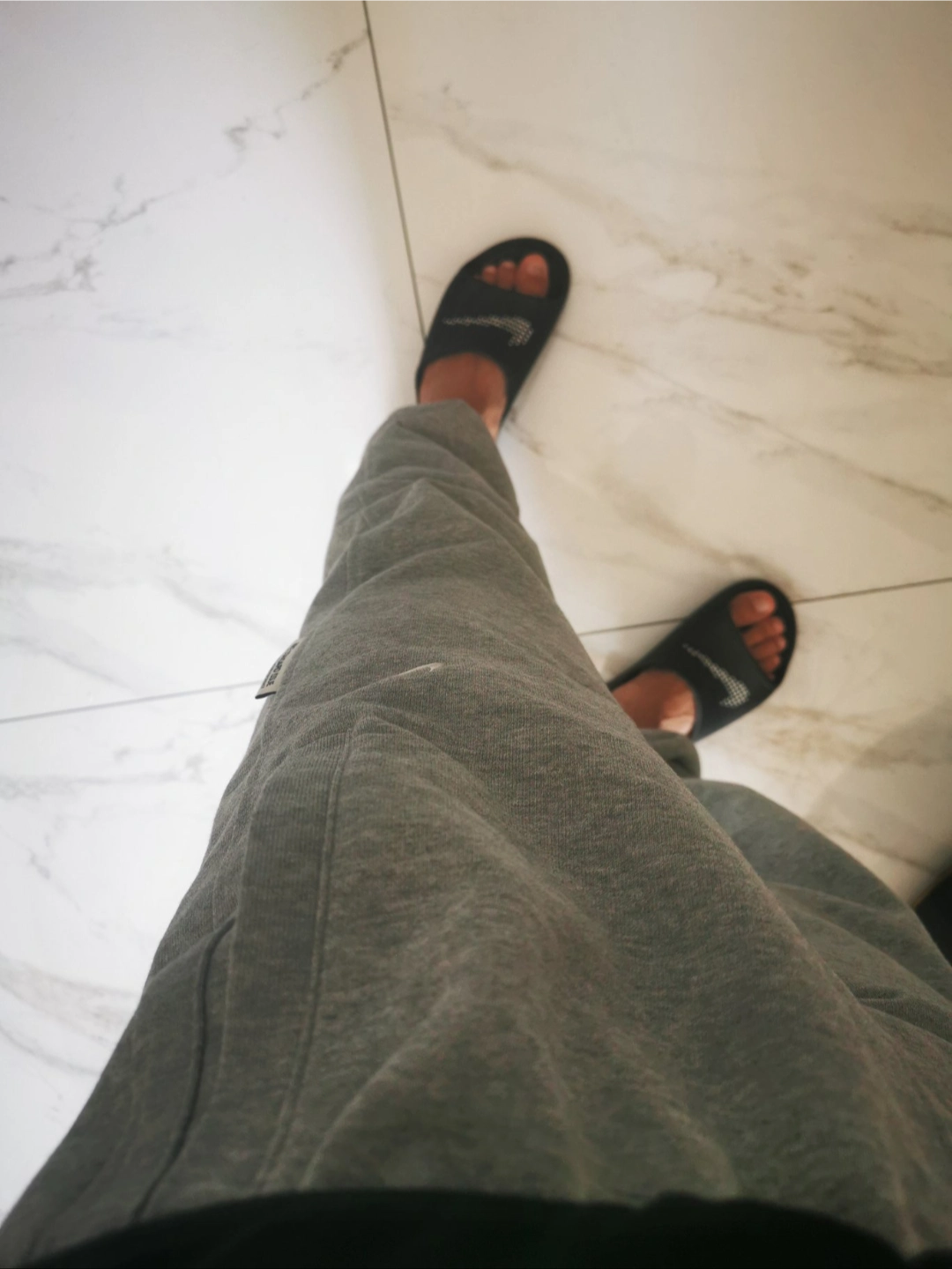 custom review-Nike Dri Fit Вязаные Тренировочные Штаны Мужские Серые