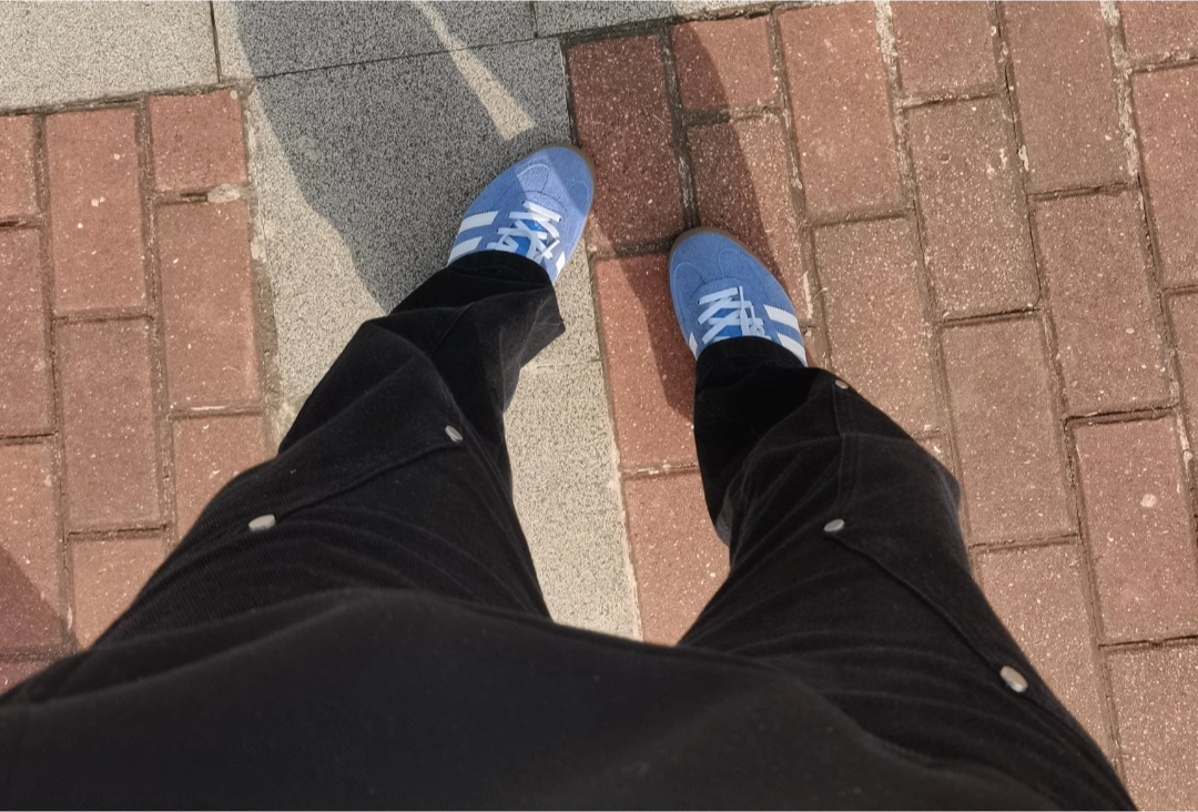 custom review-Adidas Gazelle Indoor Blue Fusion Gum Women's