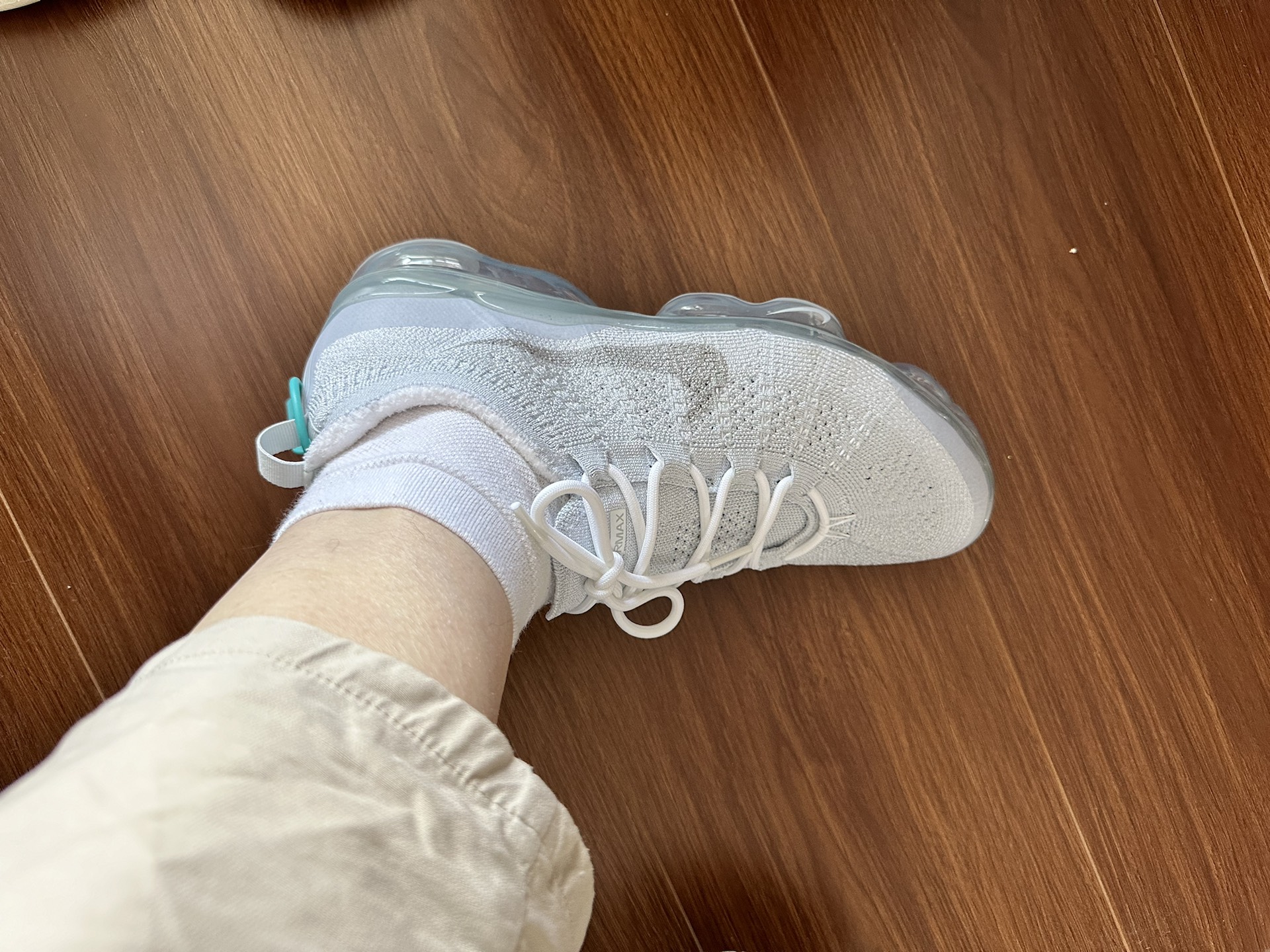 custom review-Nike VaporMax 2023 Амортизация Дышащий Поддерживающий Низкий Топ Повседневный Городской Коммутирование Беговые кроссовки Мужской Белый