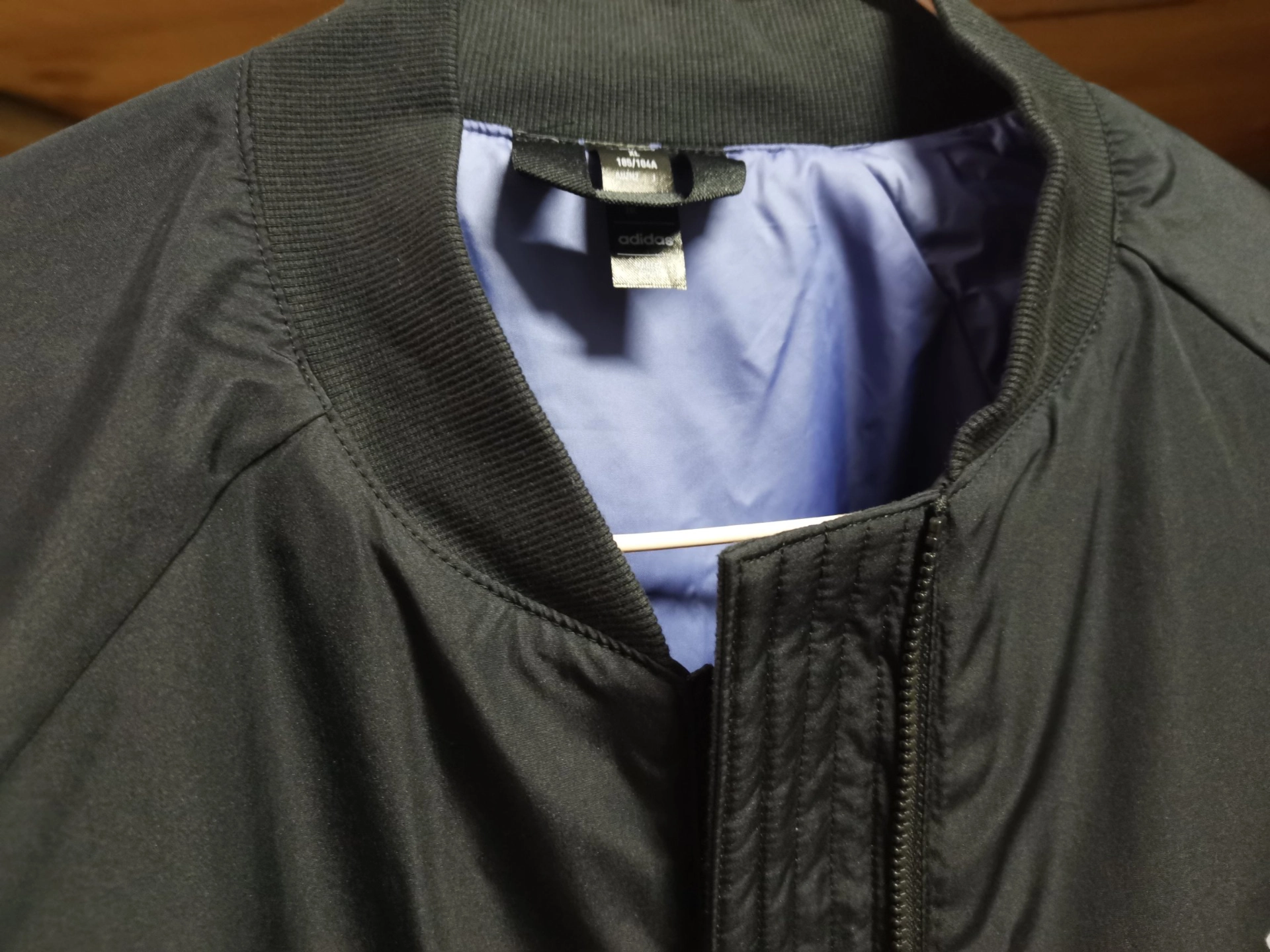 custom review-Adidas BOMBER Хлопковый пуховик Мужской Черный