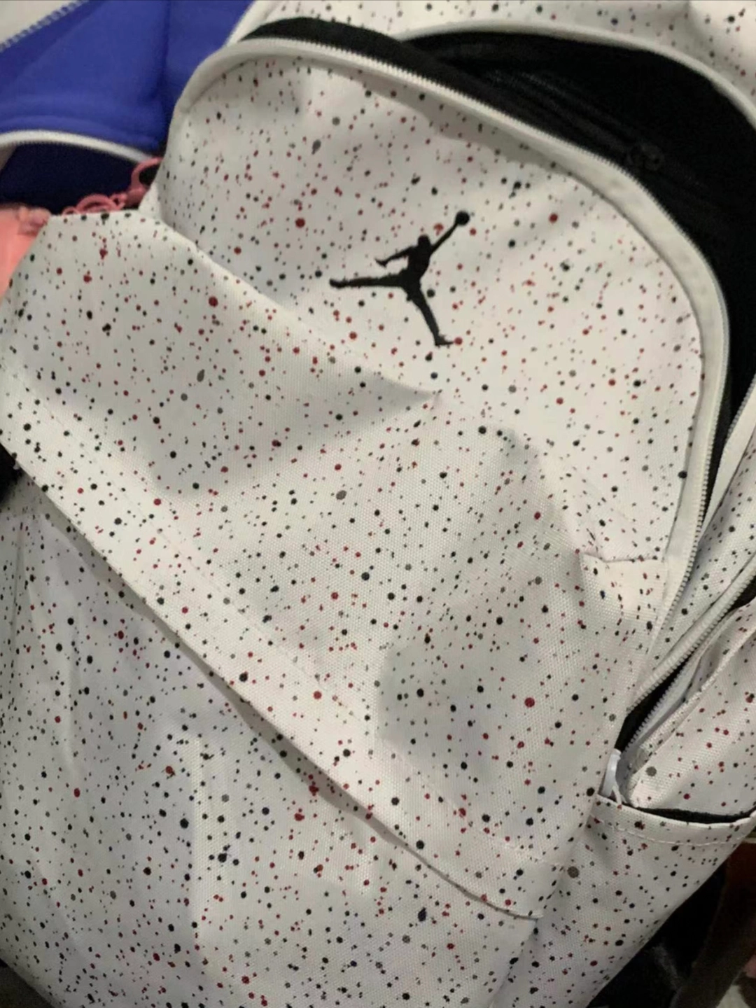 custom review-Jordan Polyester Backpack Large Unisex White Джордан Полиэстер Рюкзак Большой Унисекс Белый