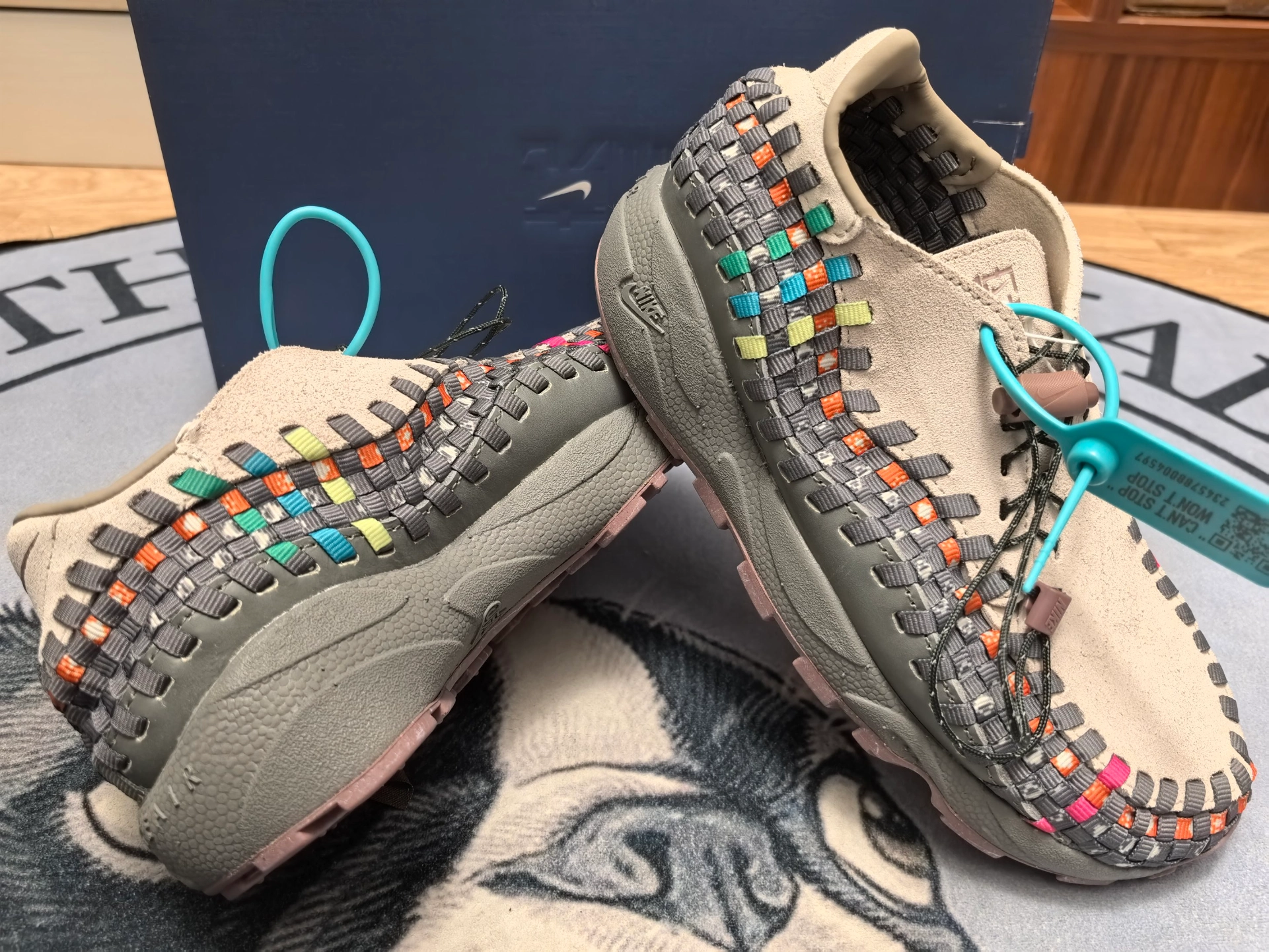 custom review-Nike Air Footscape Low Топ Повседневная обувь Унисекс Бежево-серый