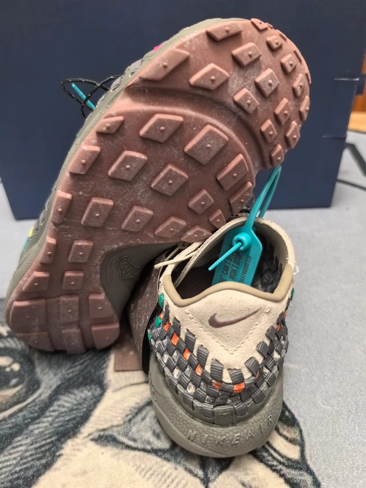 custom review-Nike Air Footscape Low Топ Повседневная обувь Унисекс Бежево-серый