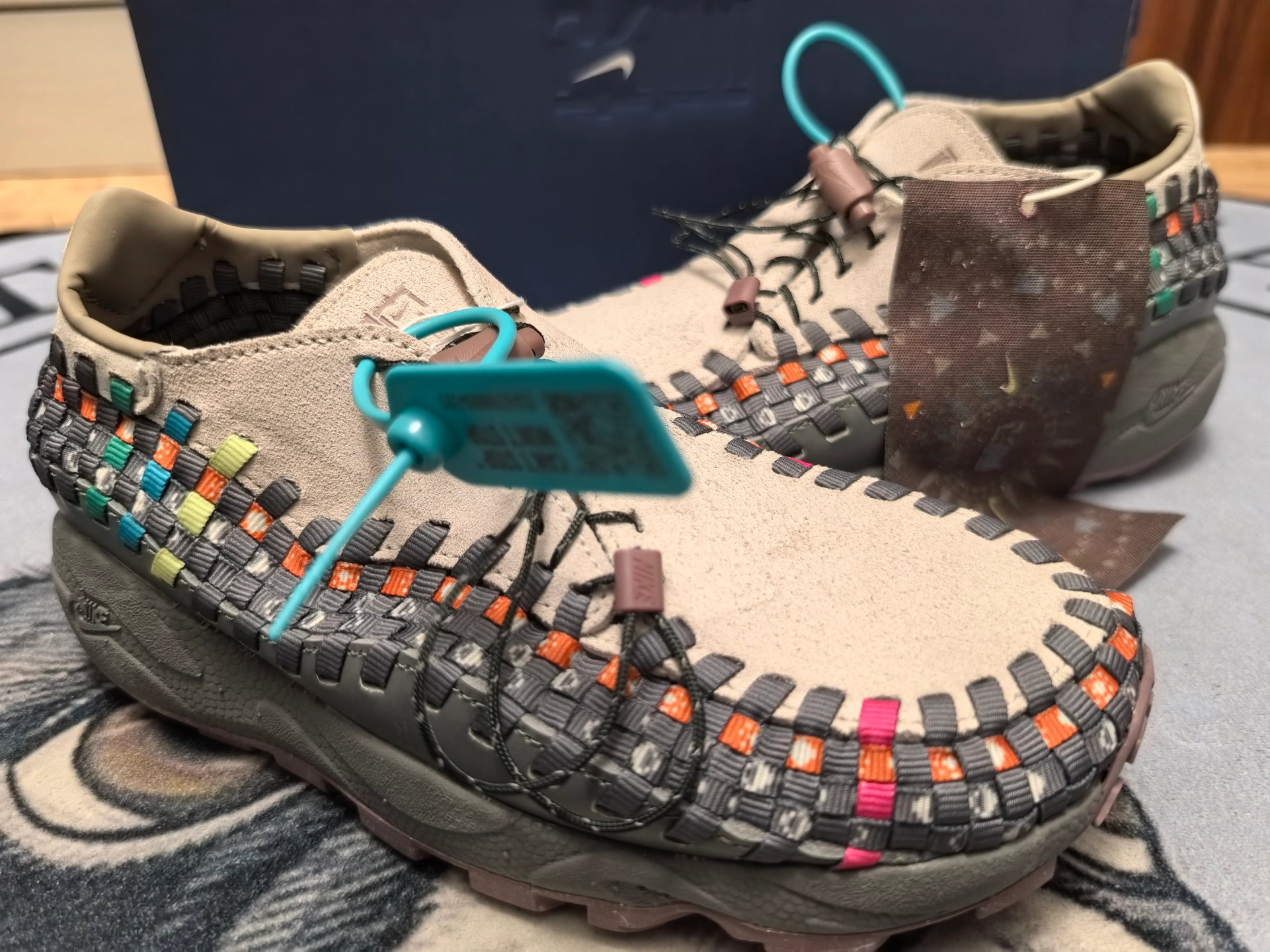 custom review-Nike Air Footscape Low Топ Повседневная обувь Унисекс Бежево-серый