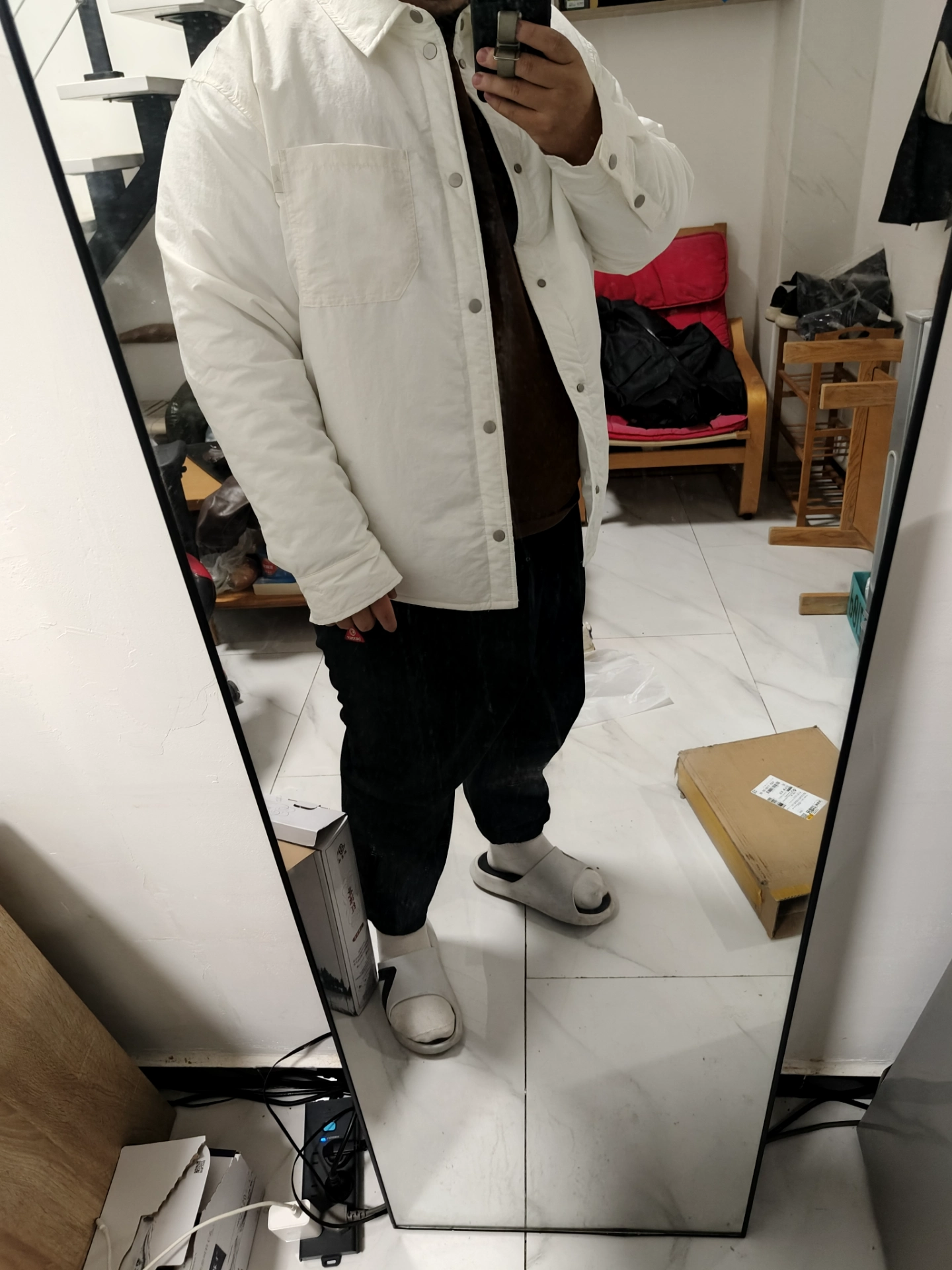 custom review-Jordan Air Рубашка Мужская Парусный Белый