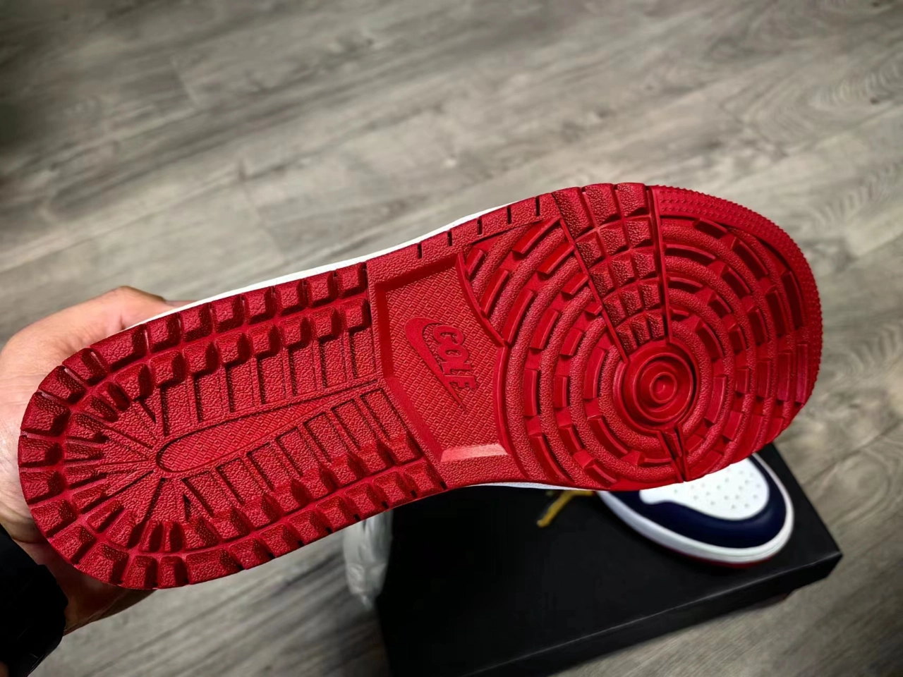 custom review-Jordan Air Jordan 1 Low GOLF 'USA' Low Топ Винтажные баскетбольные кроссовки Унисекс Синий красный
