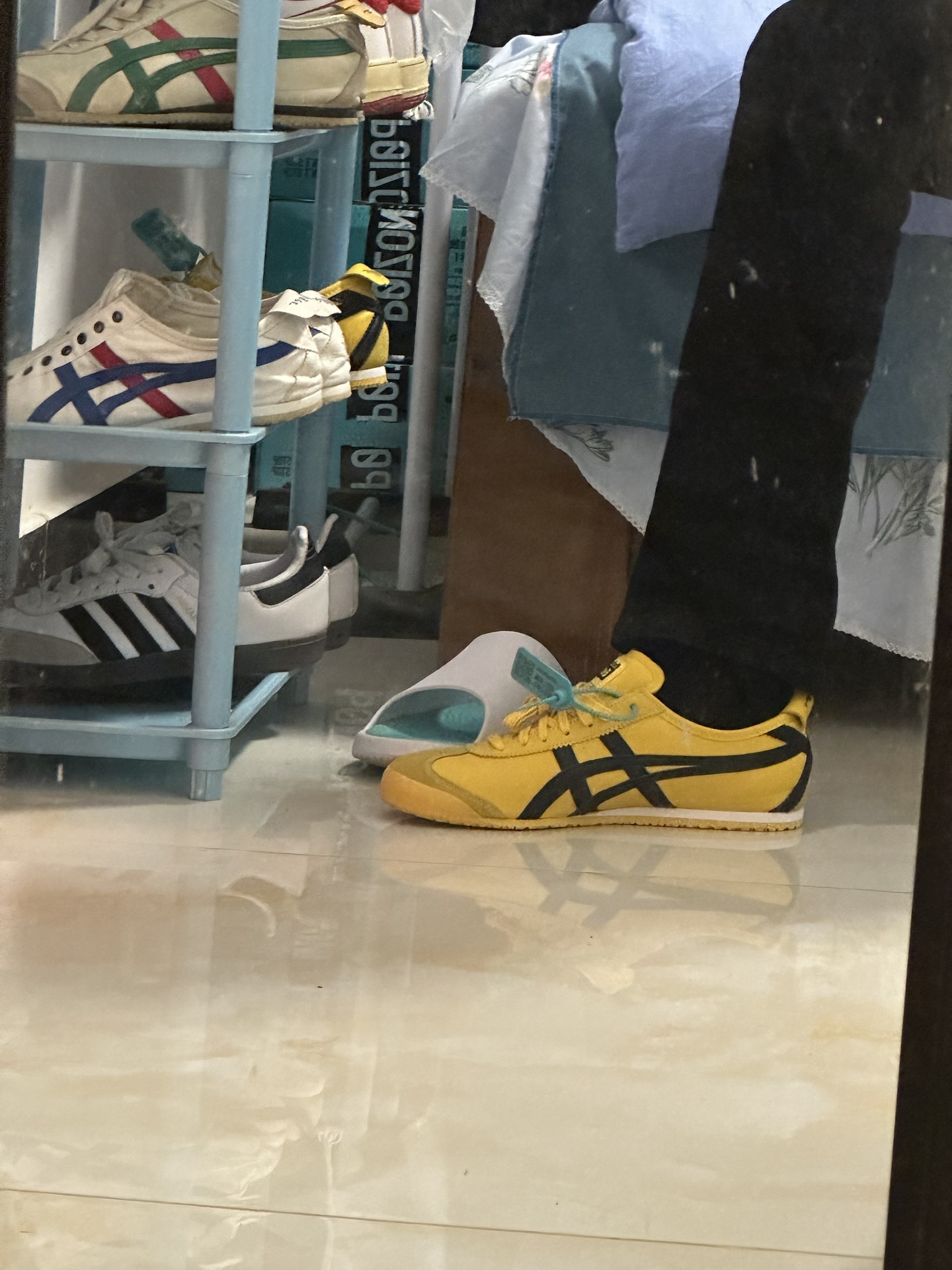 custom review-Onitsuka Tiger MEXICO 66 Slip-resistant Low Top Повседневная обувь Унисекс Желтый