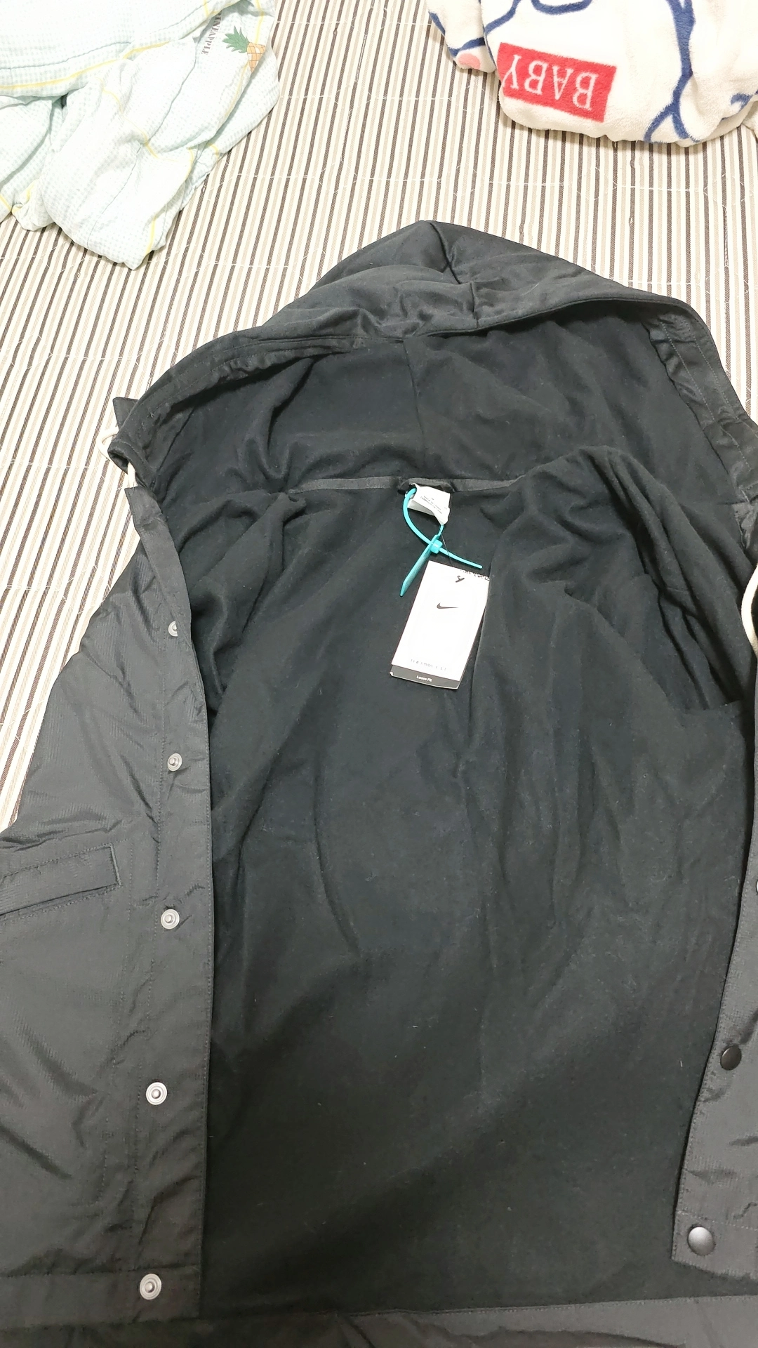 custom review-Nike Мужские черные куртки