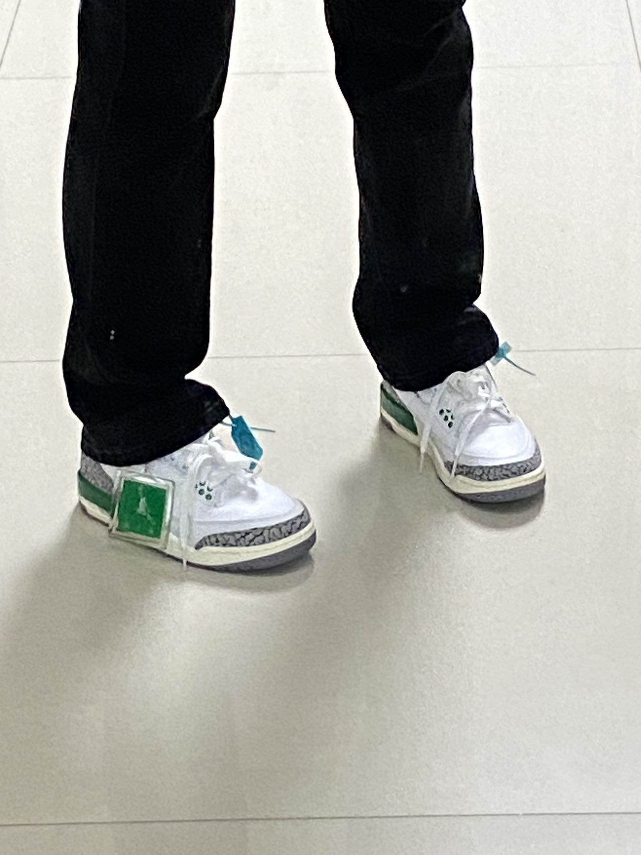 custom review-JORDAN 3 Retro Lucky Green Women's