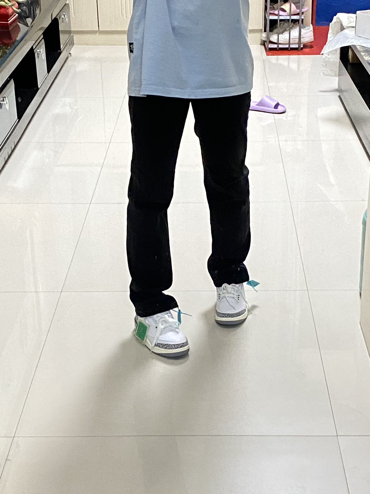 custom review-JORDAN 3 Retro Lucky Green Women's