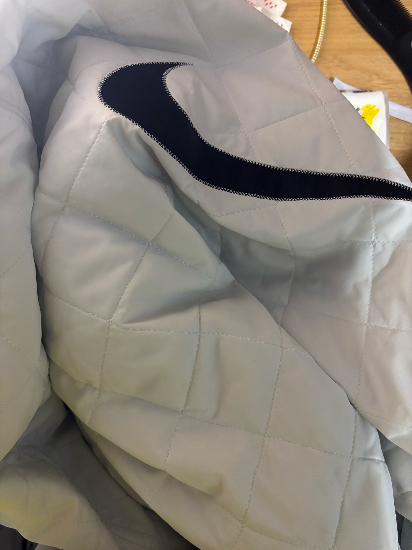 custom review-nike Пуховая куртка Женская Белая