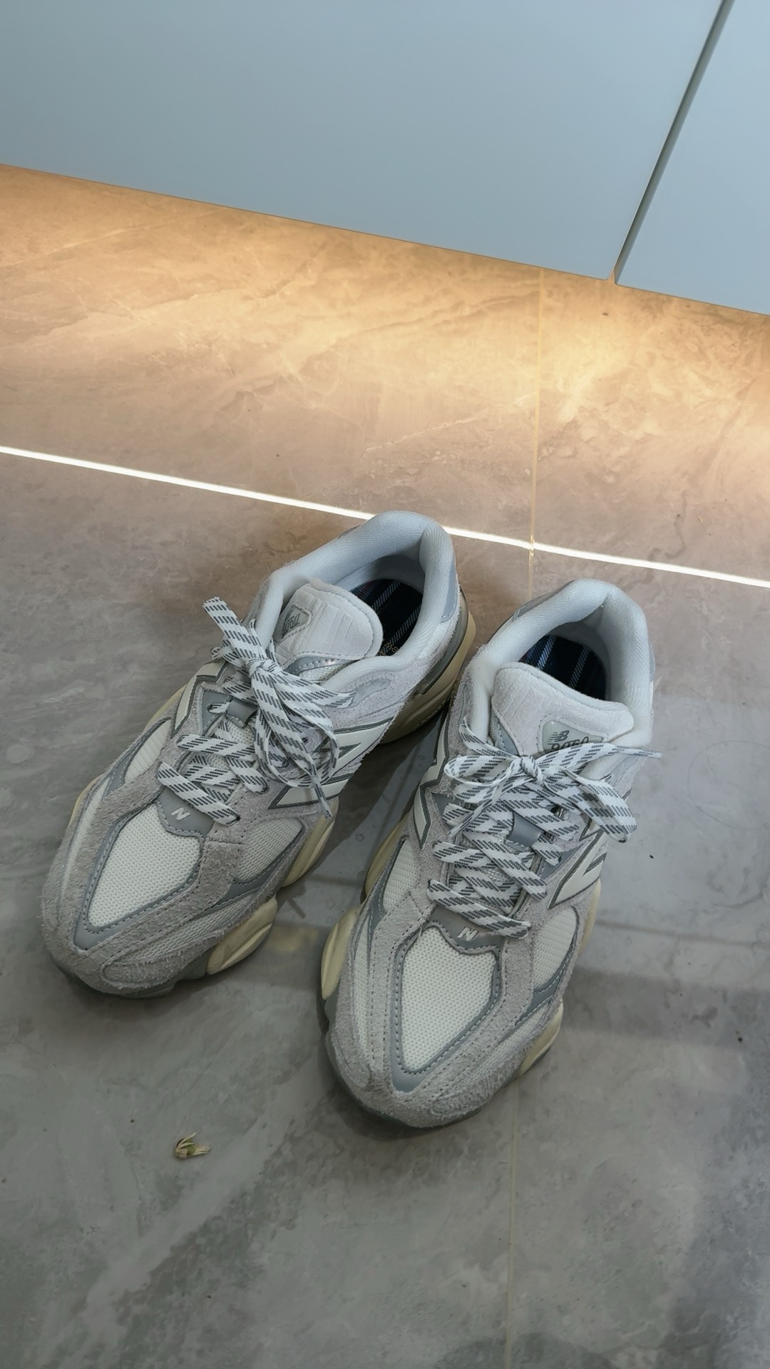 custom review-New Balance NB 9060 Устойчивый к истиранию Низкий Топ Casual Унисекс Серый