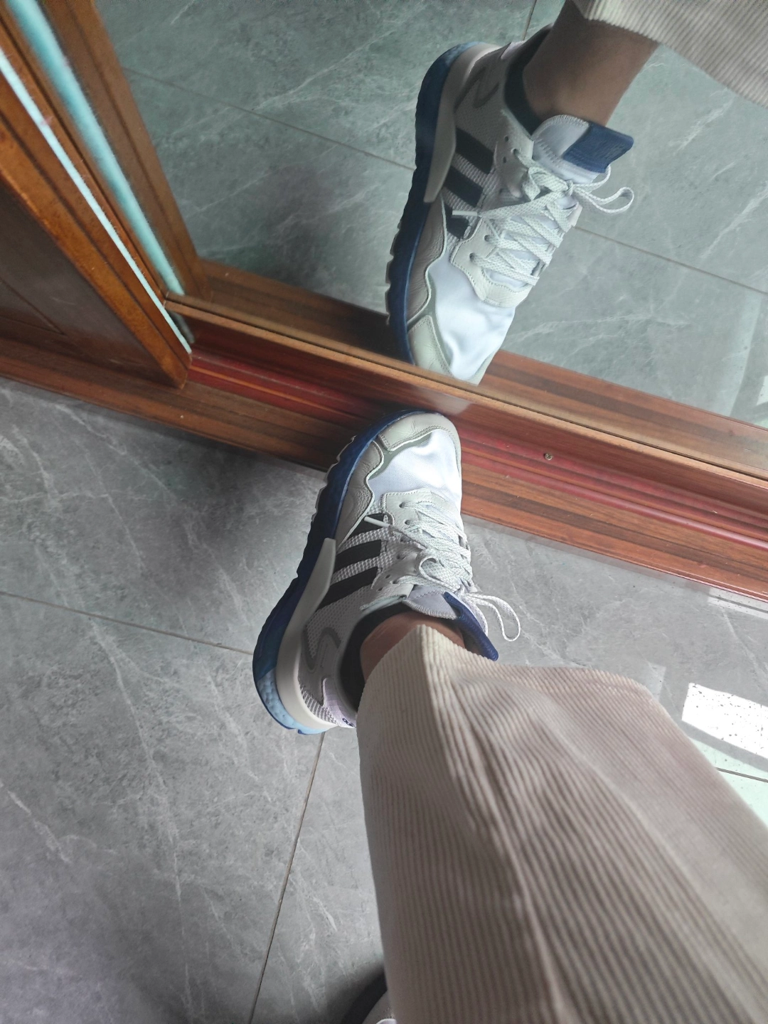 custom review-Adidas Originals Nite Jogger Slip-resistant Abrasion-resistant Breathable Low-Top Casual Shoes Unisex Gray Black Blue Adidas Originals Nite Jogger Slip-resistant Abrasion-resistant Дышащие Низкие Кеды Повседневные Унисекс Серый Черный Синий