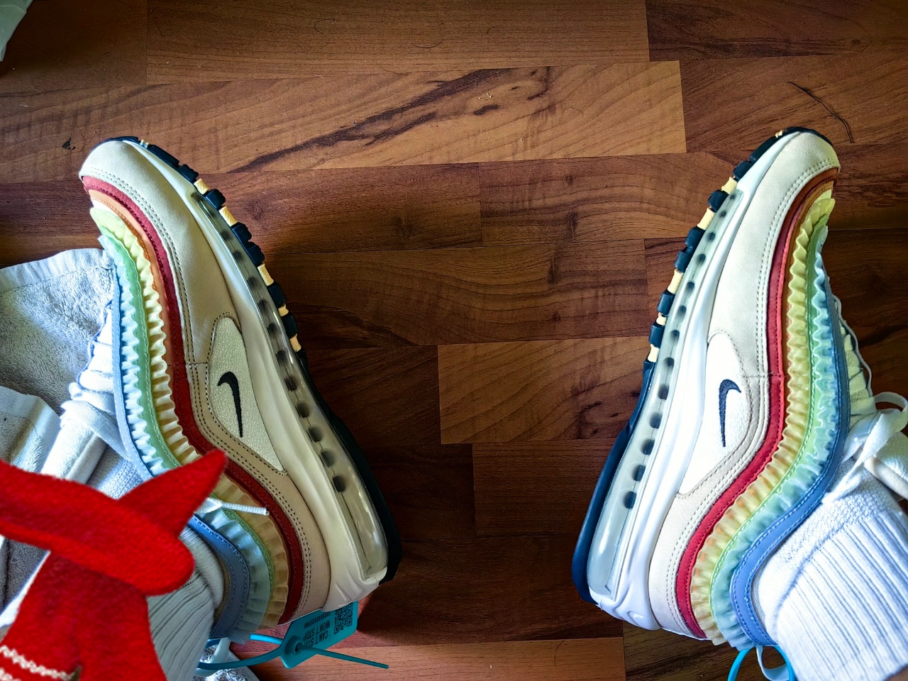 custom review-Nike Air Max 97 'Be True' 2023 Амортизация Низкий Топ Casual Унисекс Желтый