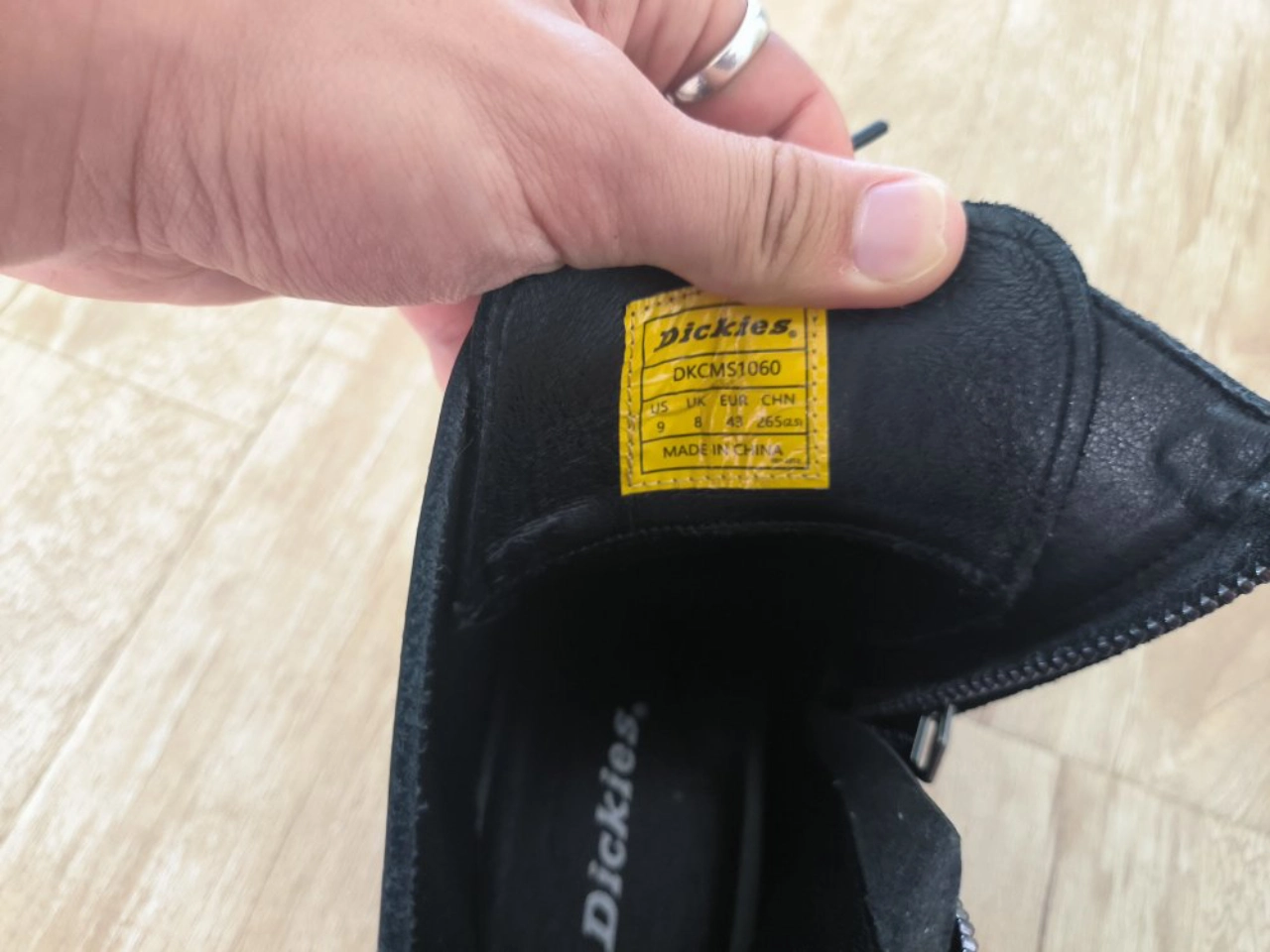 custom review-Dickies Короткий Мартин Ботин Мужской Черный