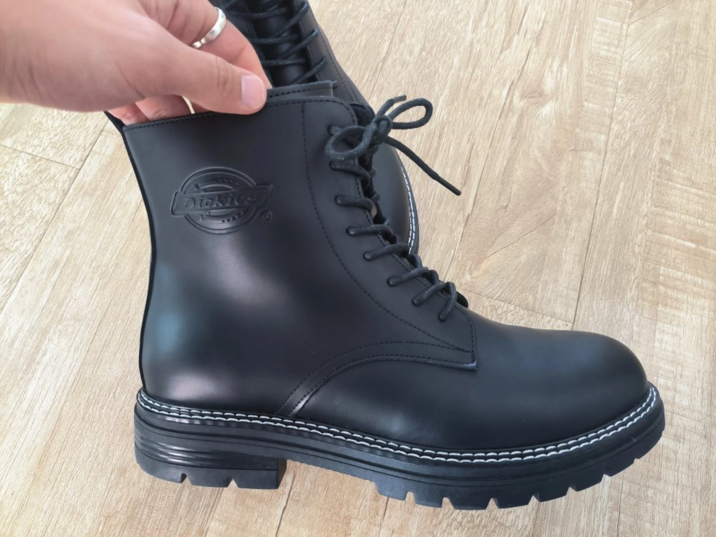 custom review-Dickies Короткий Мартин Ботин Мужской Черный