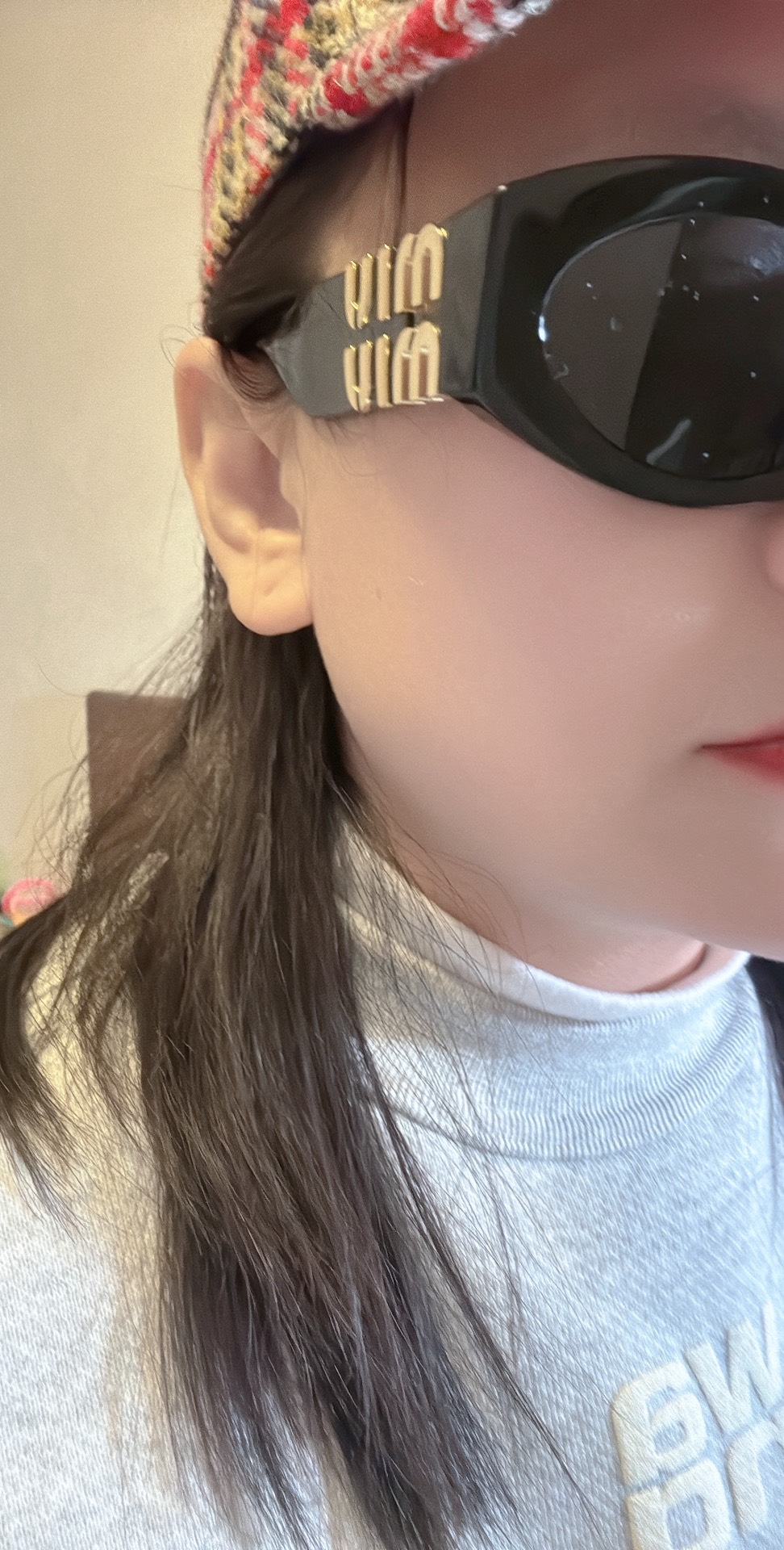 custom review-MIU MIU OVAL SUNGLASSES Женские Черный