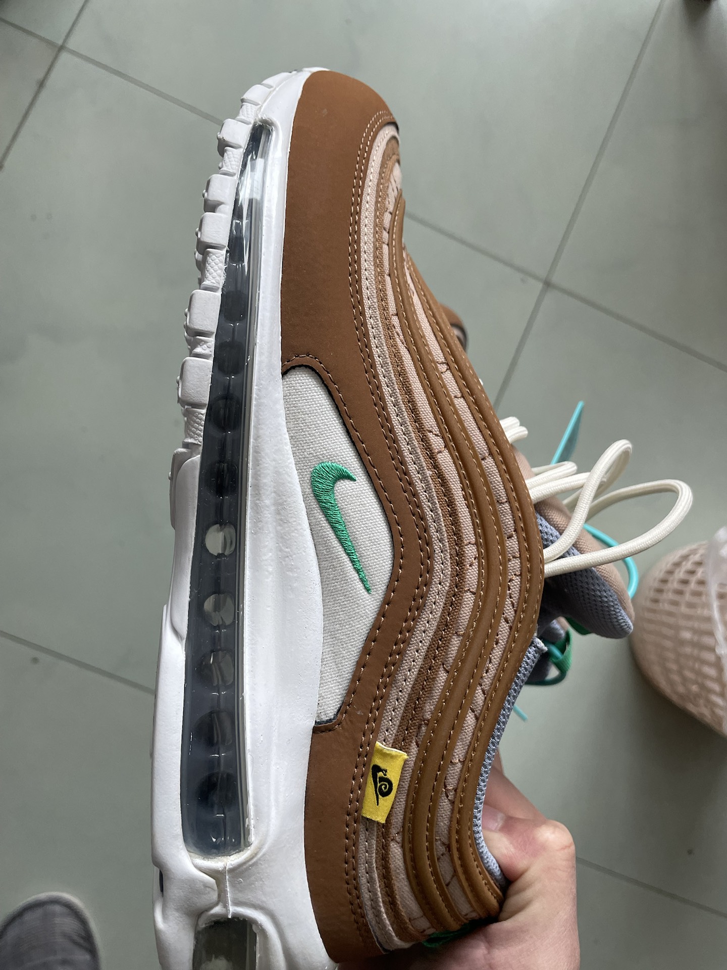 custom review-Nike Air Max 97 Low Топ Повседневные Беговые Кроссовки Мужские Коричневые