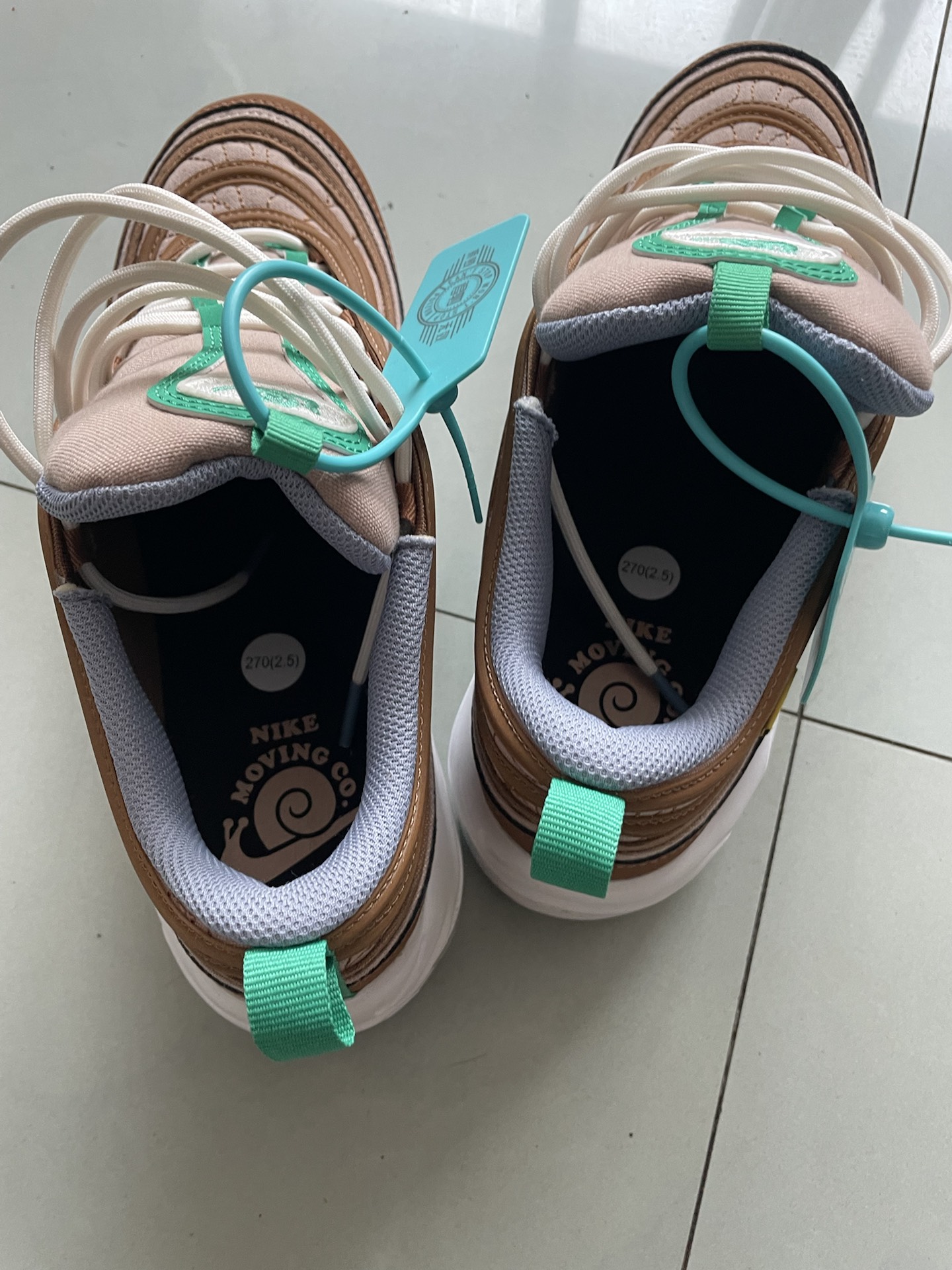 custom review-Nike Air Max 97 Low Топ Повседневные Беговые Кроссовки Мужские Коричневые