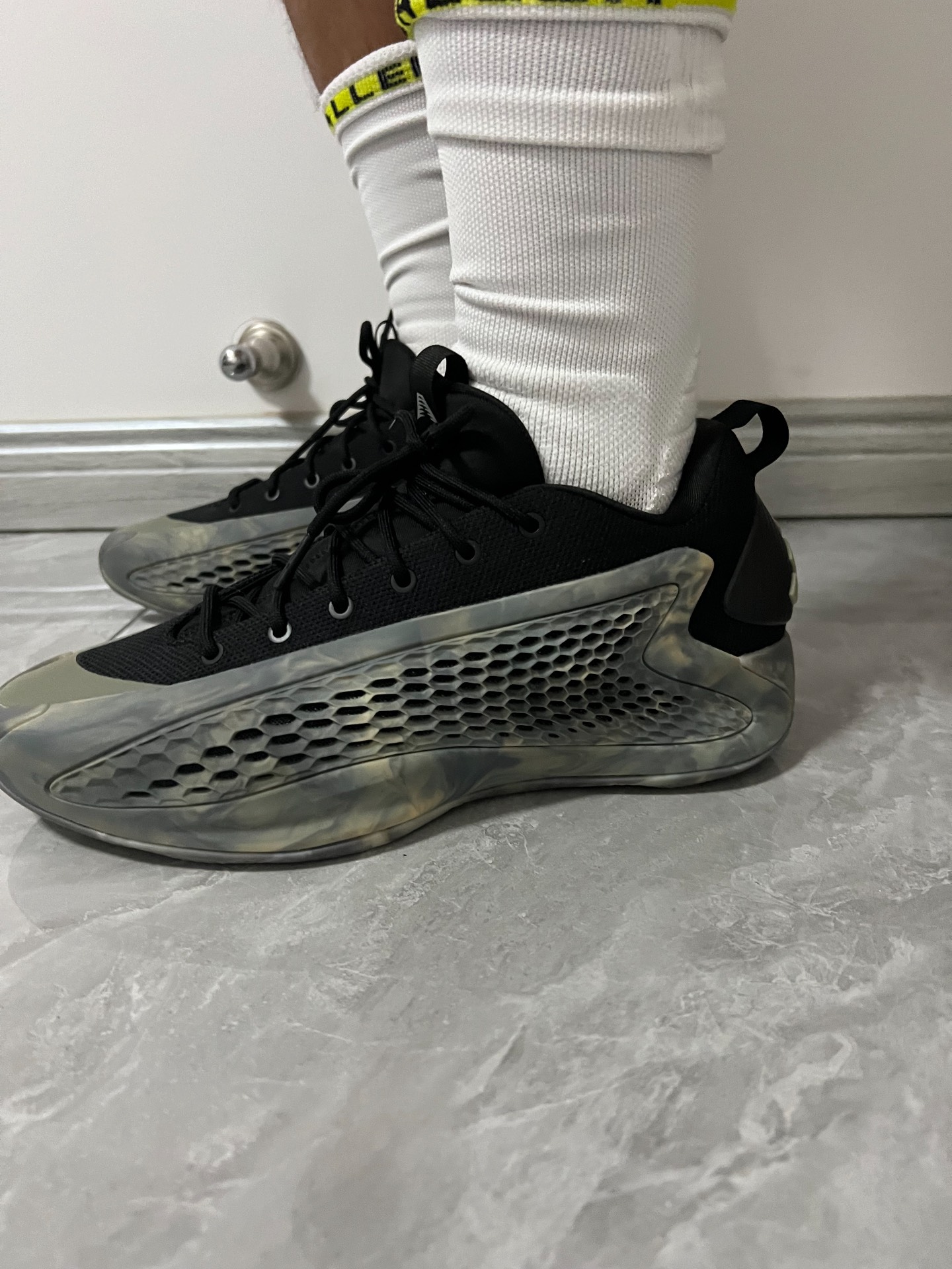 custom review-Adidas A.E. 1 Support Lightweight Low-Top Баскетбольные кроссовки Унисекс Rising Black Camouflage