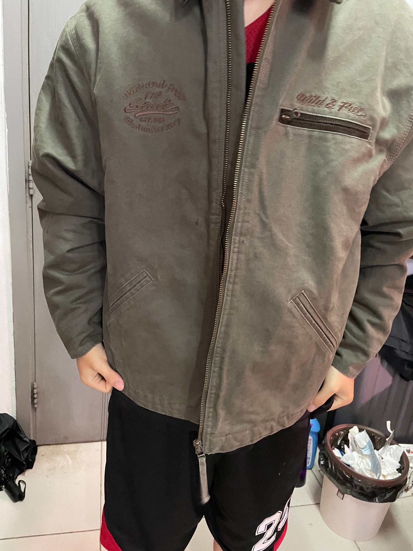 custom review-714STREET AW23 Хлопковый пуховик Унисекс