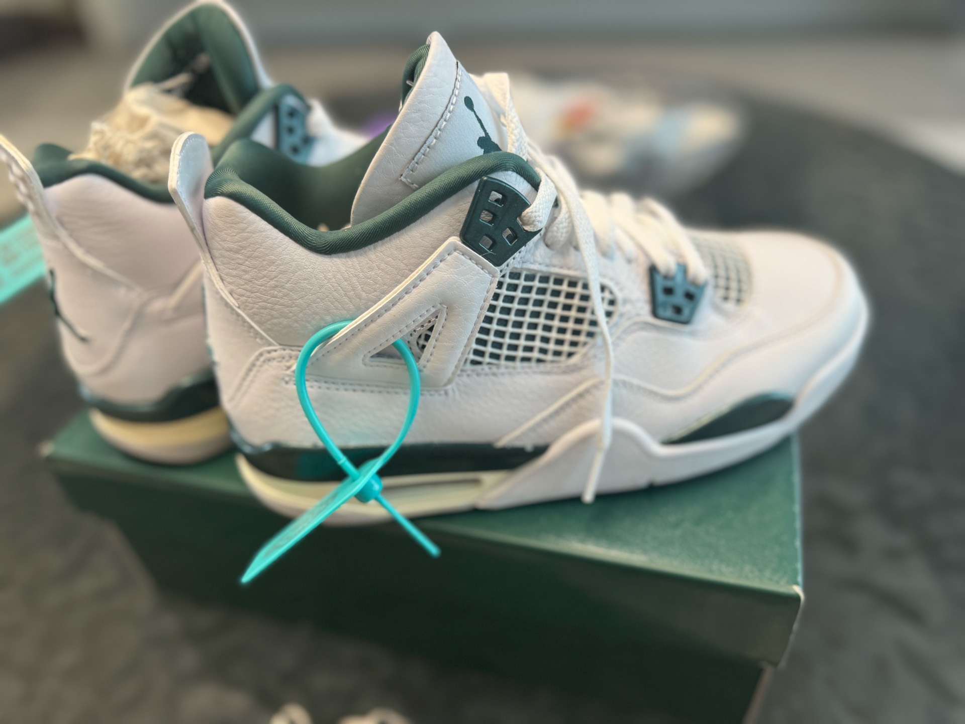 custom review-Jordan 4 Retro Oxidized Green GS