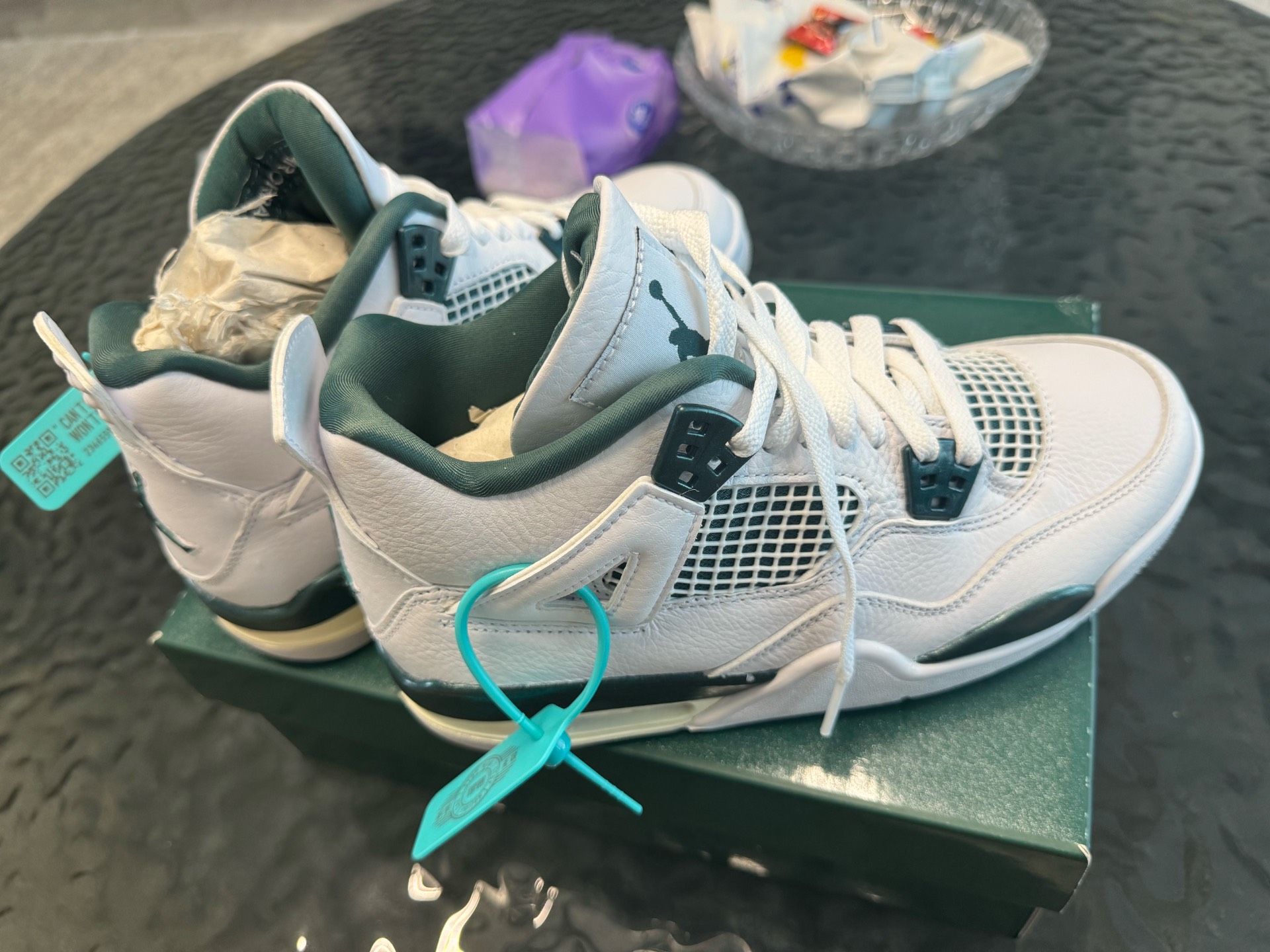 custom review-Jordan 4 Retro Oxidized Green GS