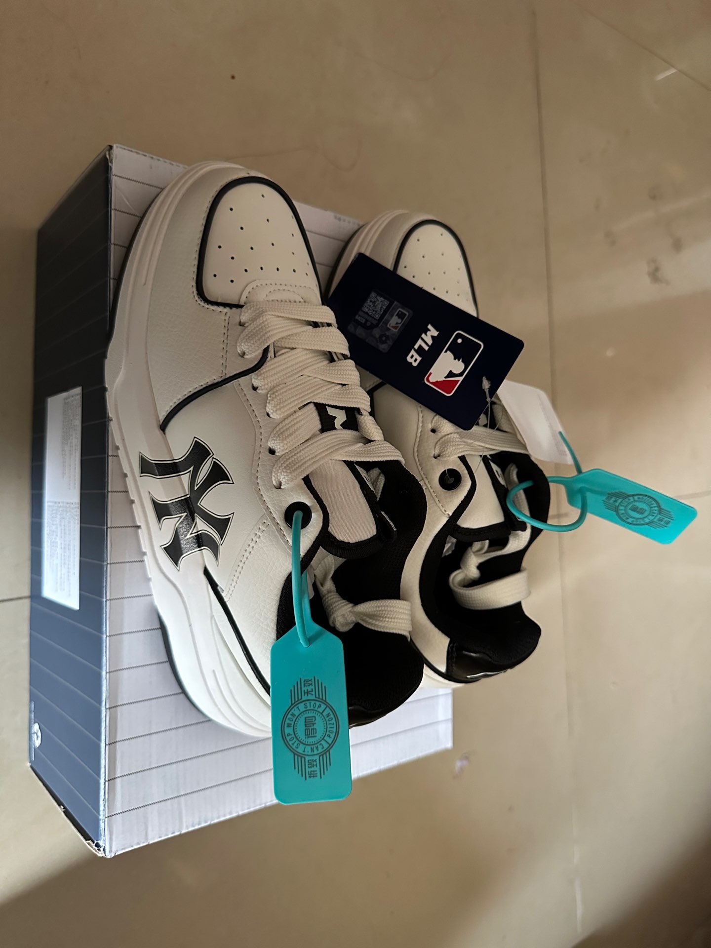 custom review-MLB Chunky Liner Low Топ Скейтборд Кроссовки Унисекс Белый