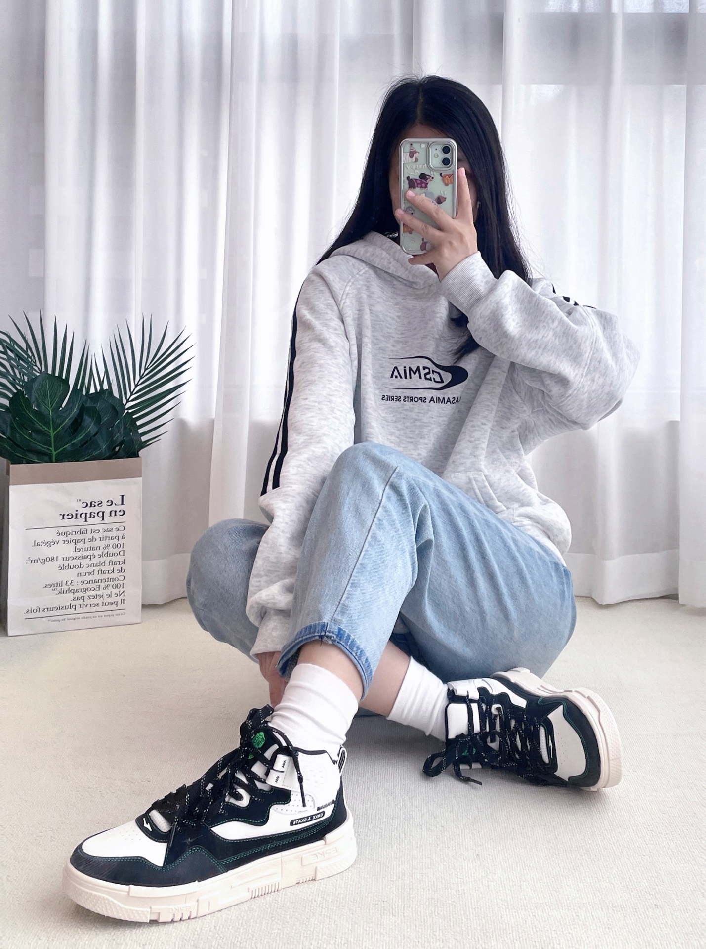 是合适秋冬的高帮板鞋呀