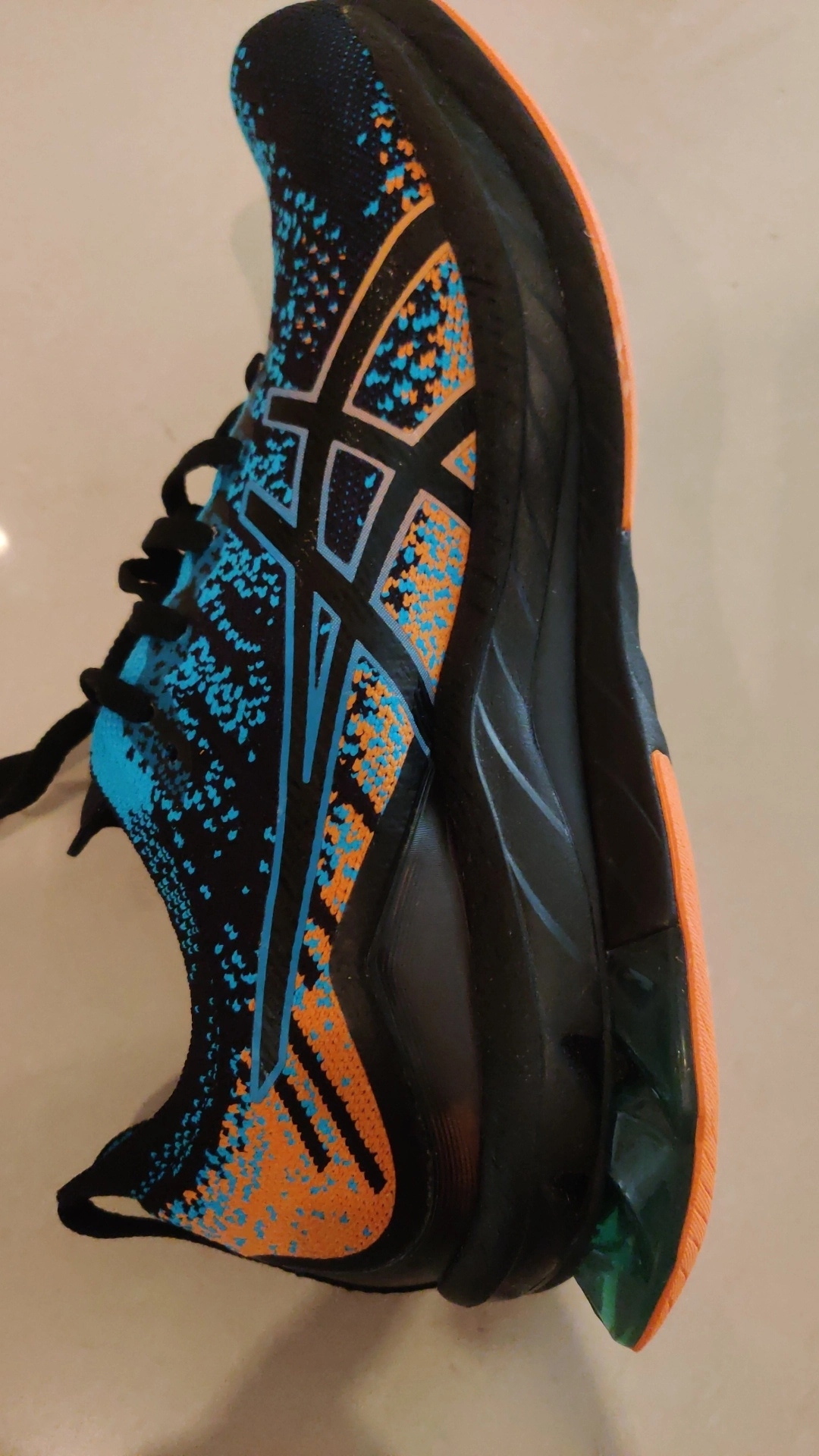 custom review-Asics Gel Kinsei Blast Комфортная ткань устойчивая к истиранию дышащая низкий топ беговые кроссовки мужской черный синий