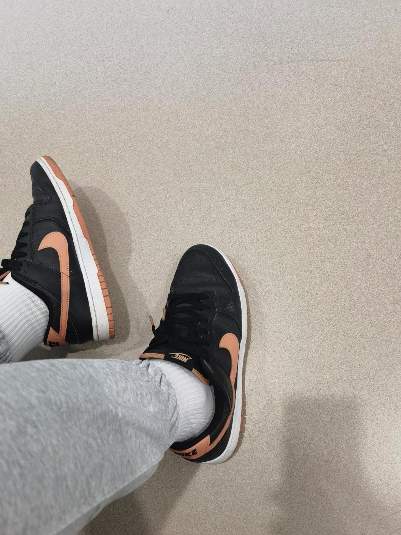 custom review-Nike Dunk 'Янтарно-коричневый' Низкие Кроссовки для скейтбординга Мужские Черные Коричневые